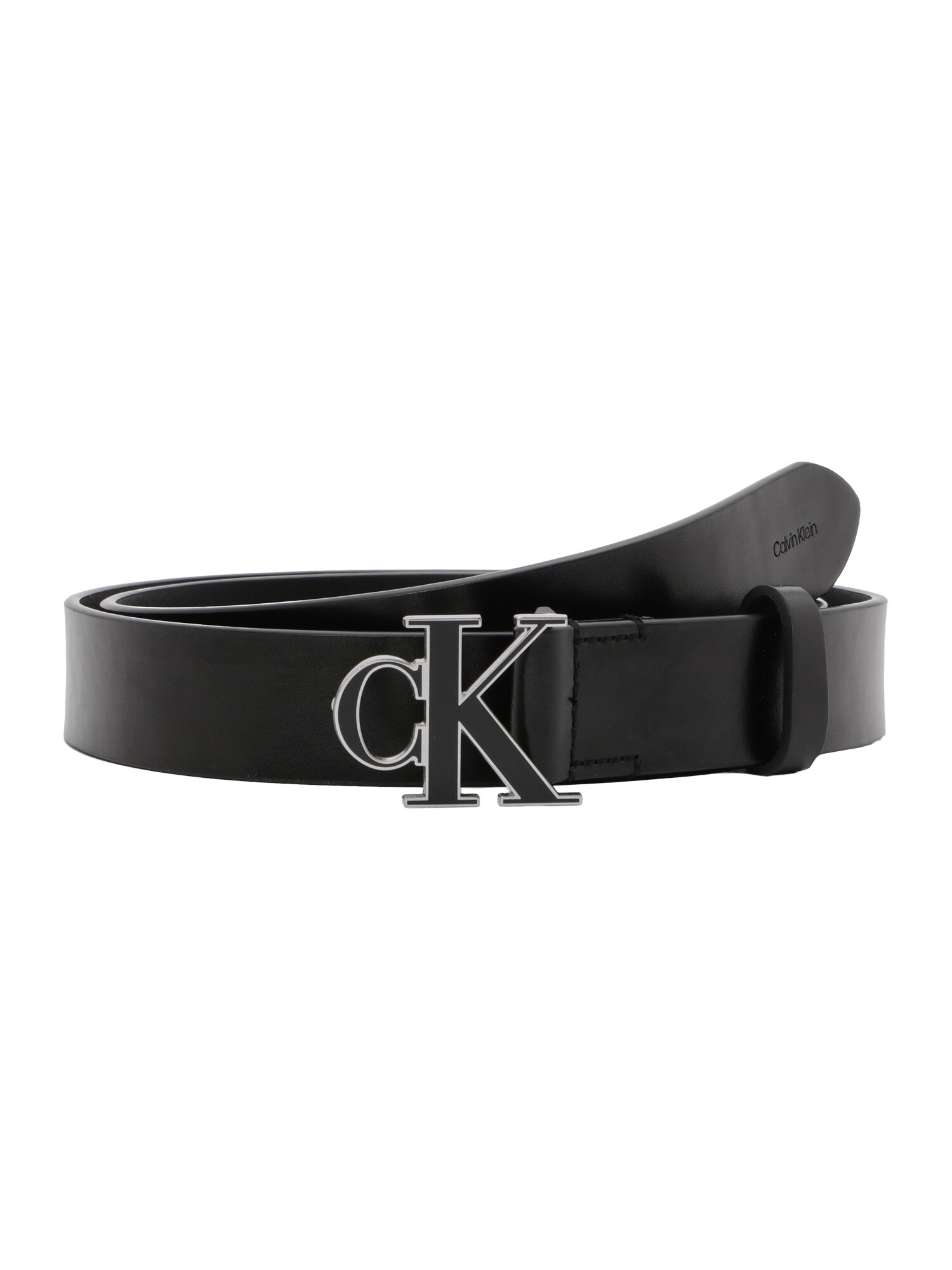 Calvin Klein Opasky  čierna / strieborná
