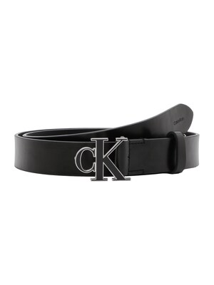 Calvin Klein Cinturón  negro / plata