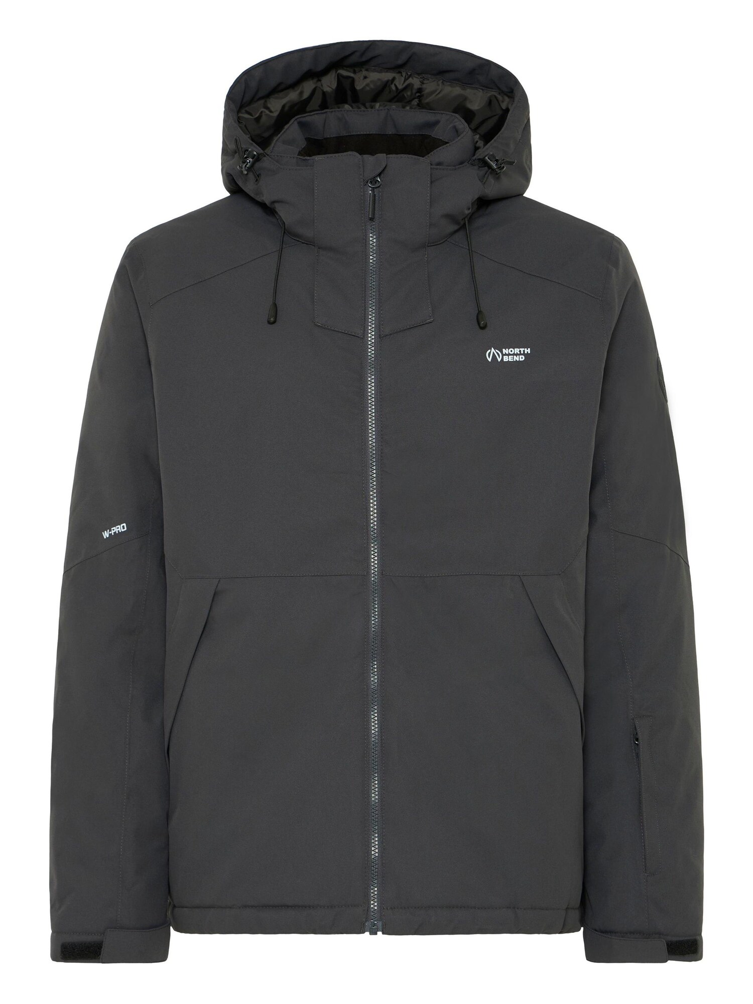 North Bend Chaqueta de montaña ' NBOcta M 10.000 mit wasserdichter Beschichtung ' gris oscuro