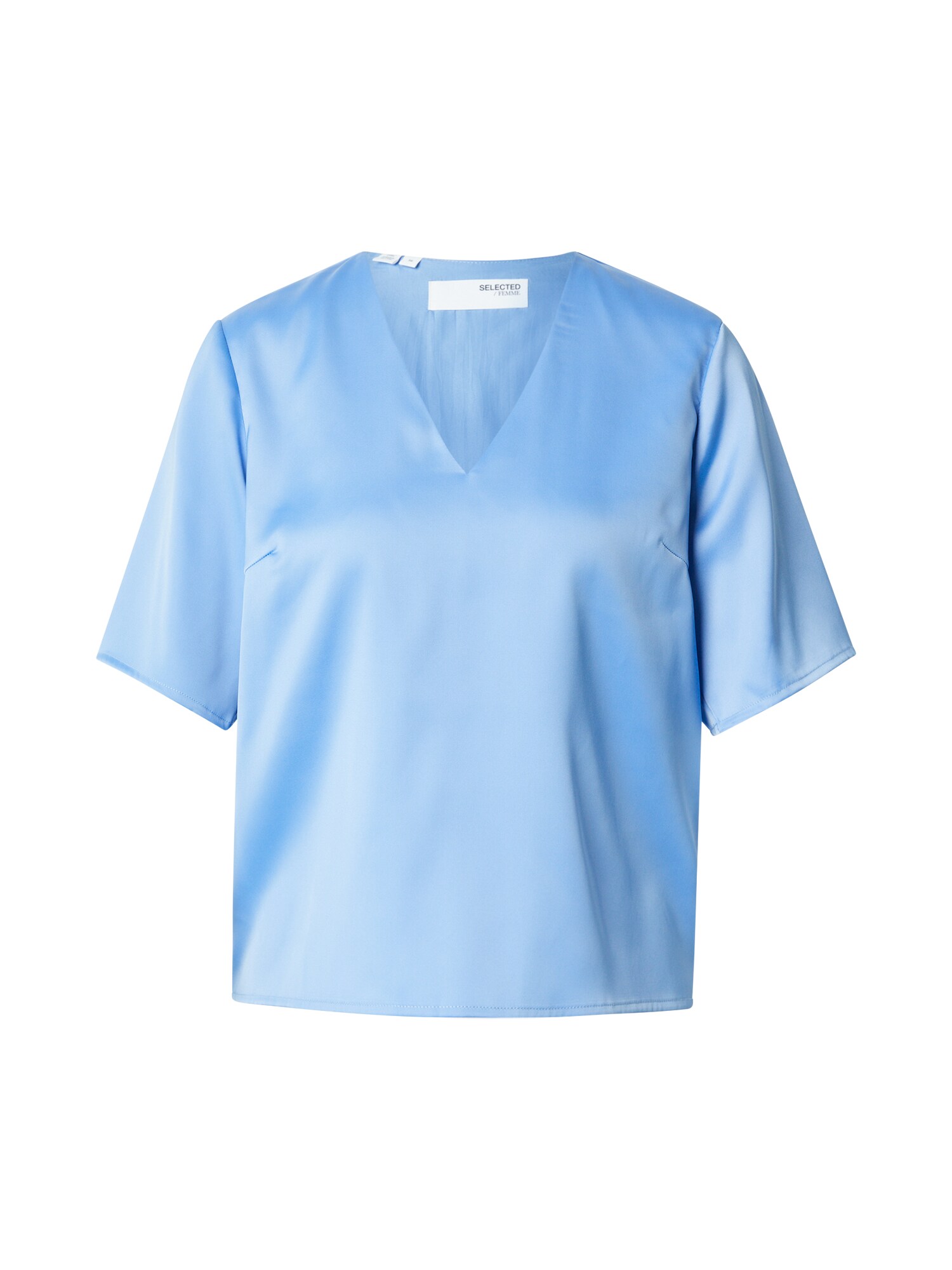 SELECTED Bluză SLFLENA  albastru deschis