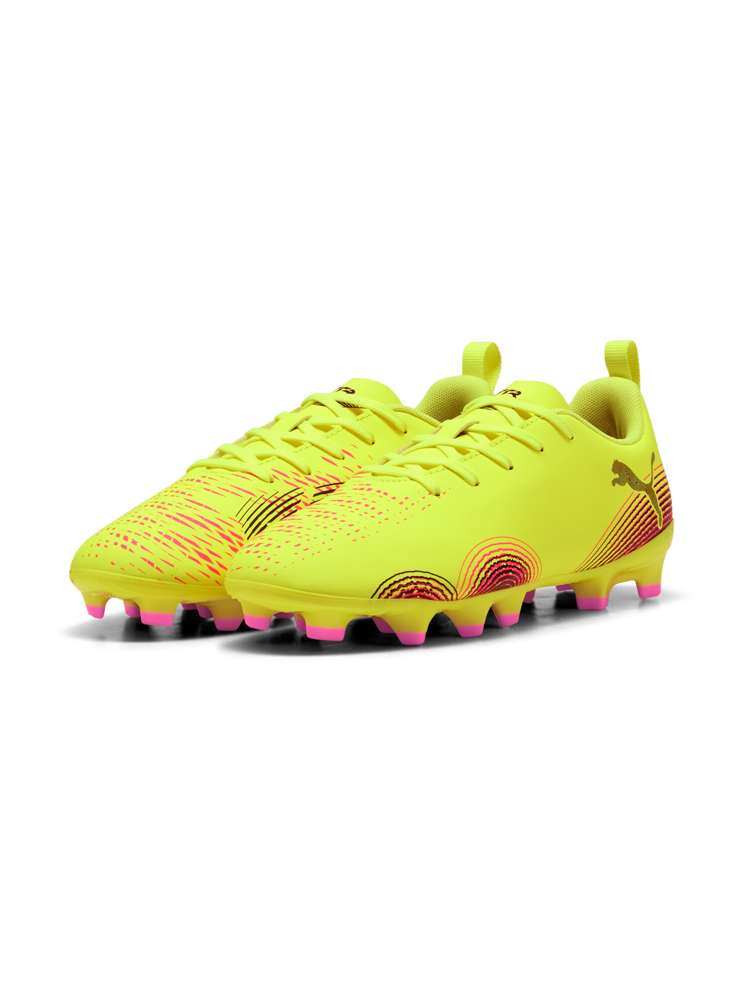 PUMA Sportcipő 'Future 8 Play'  sárga / rózsaszín / fekete termék 2. képe