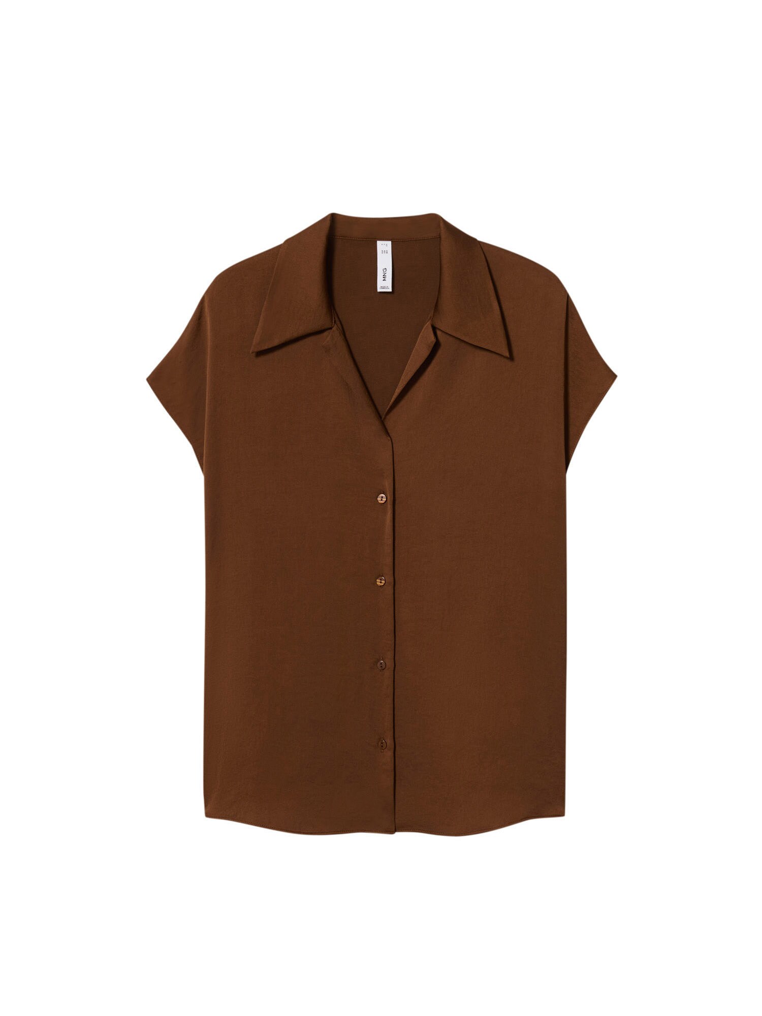 Mango MANGO Bluse 'Sassa' schoko