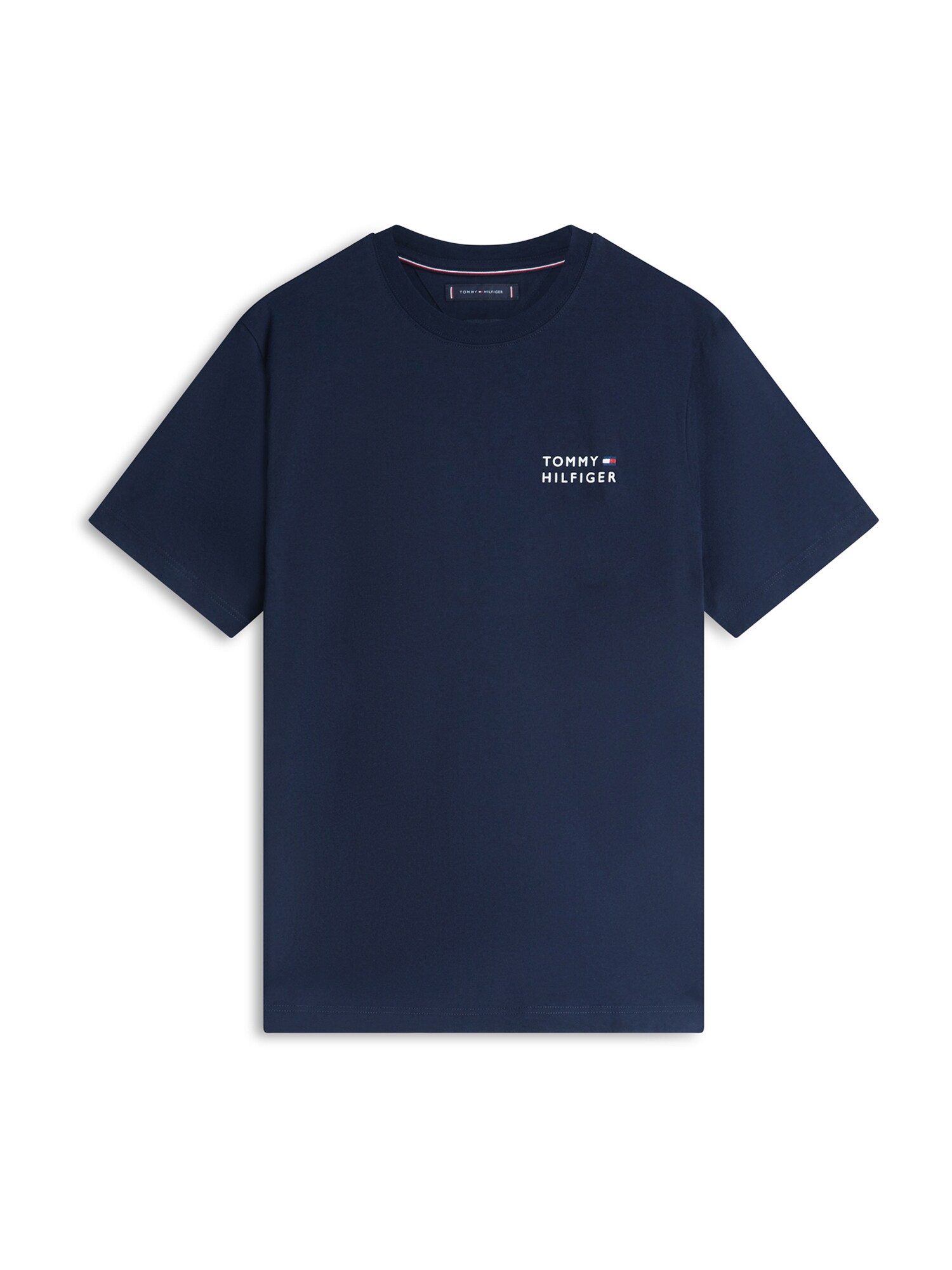 TOMMY HILFIGER Tricou BRAND LOVE  bleumarin / roșu / alb