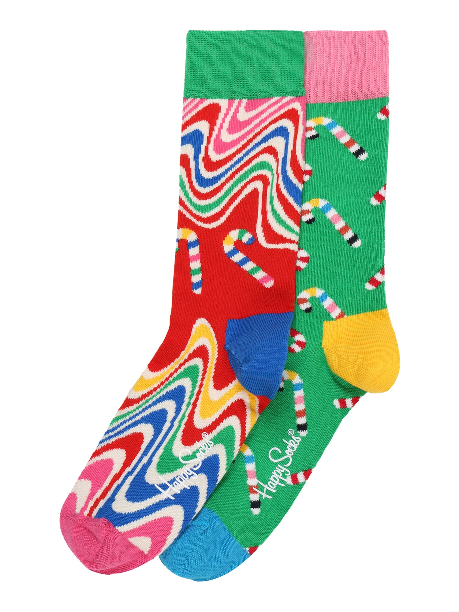 Happy Socks Kojinės 'Psychedelic Candy Cane '  mišrios spalvos