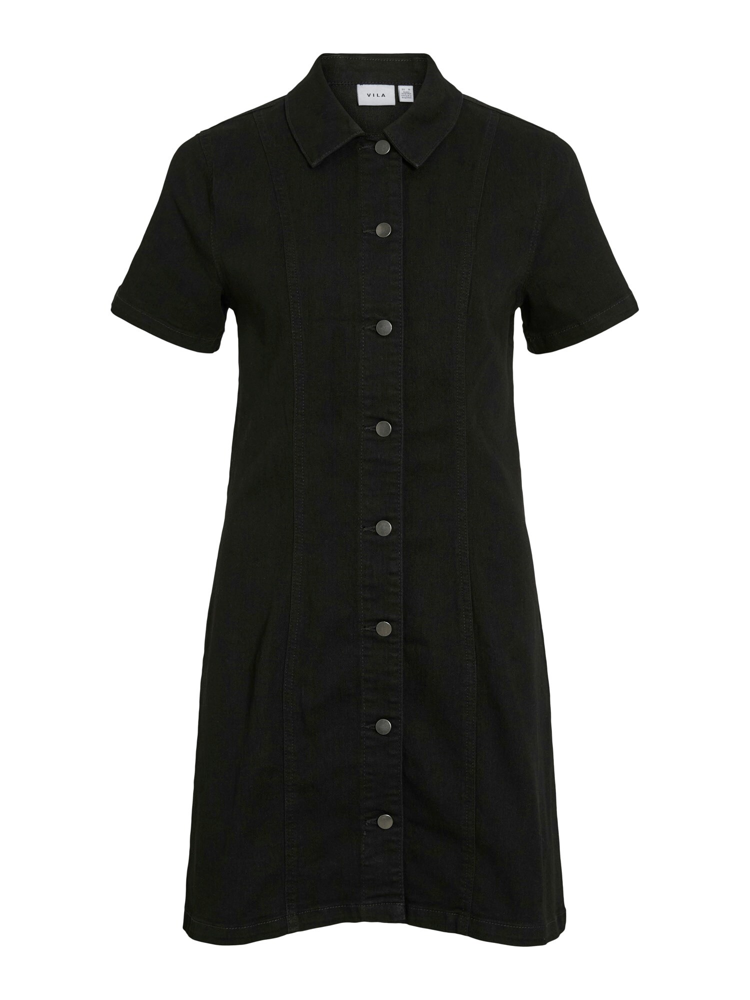 VILA Dolga srajca 'VINisa'  črn denim