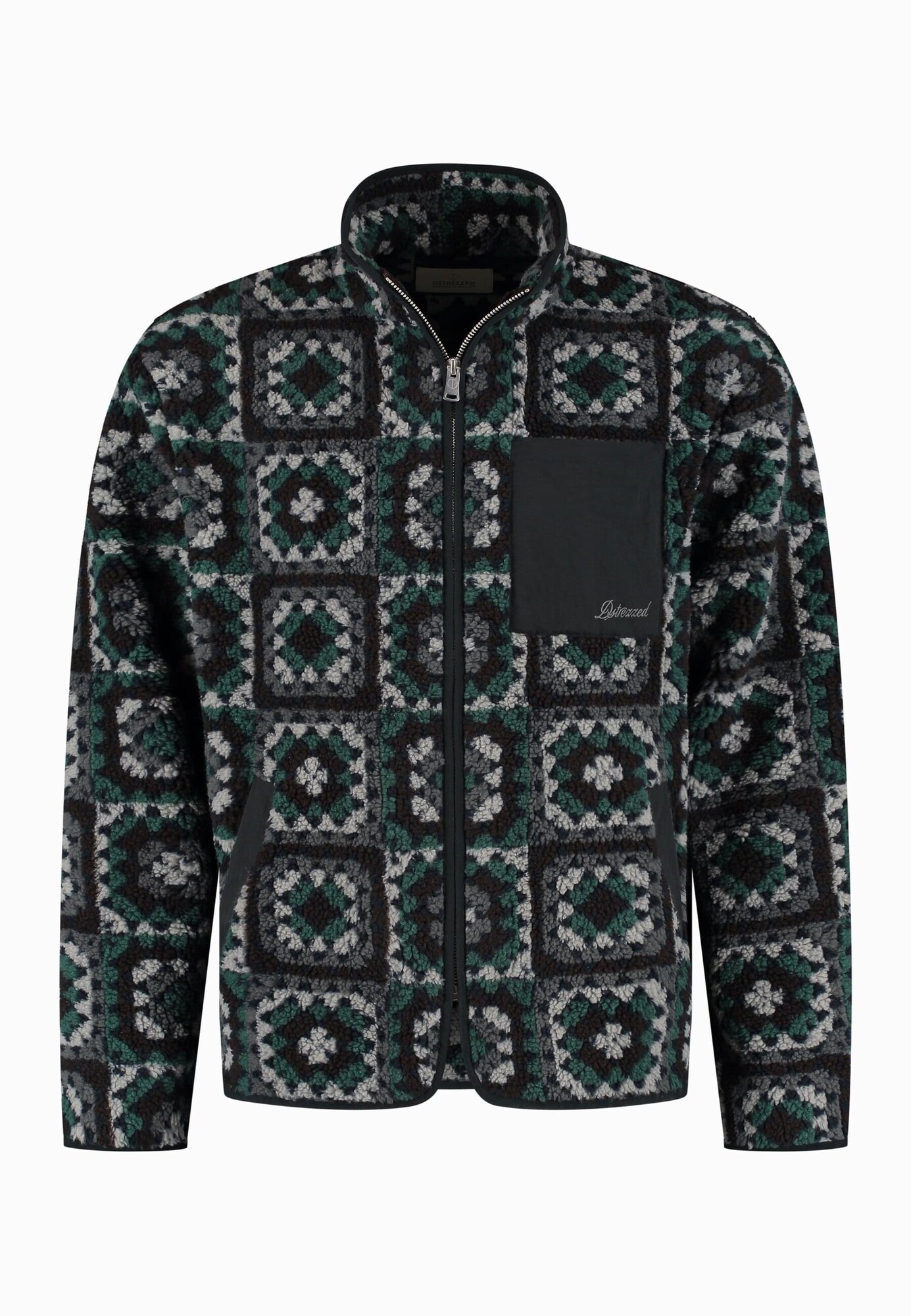 Dstrezzed Giacca di pile 'Bell'  navy / grafite / pietra / abete