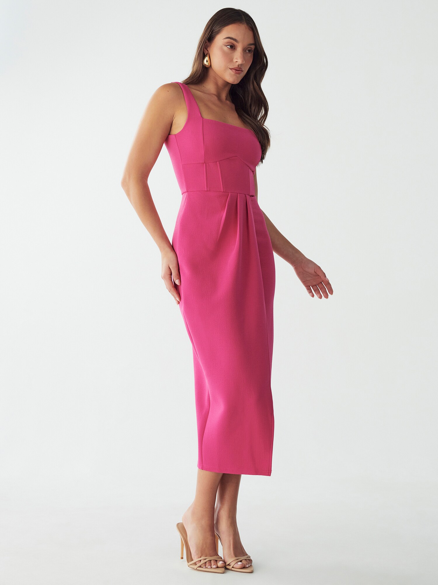 BWLDR Rochie de seară ABRIEL  fucsia