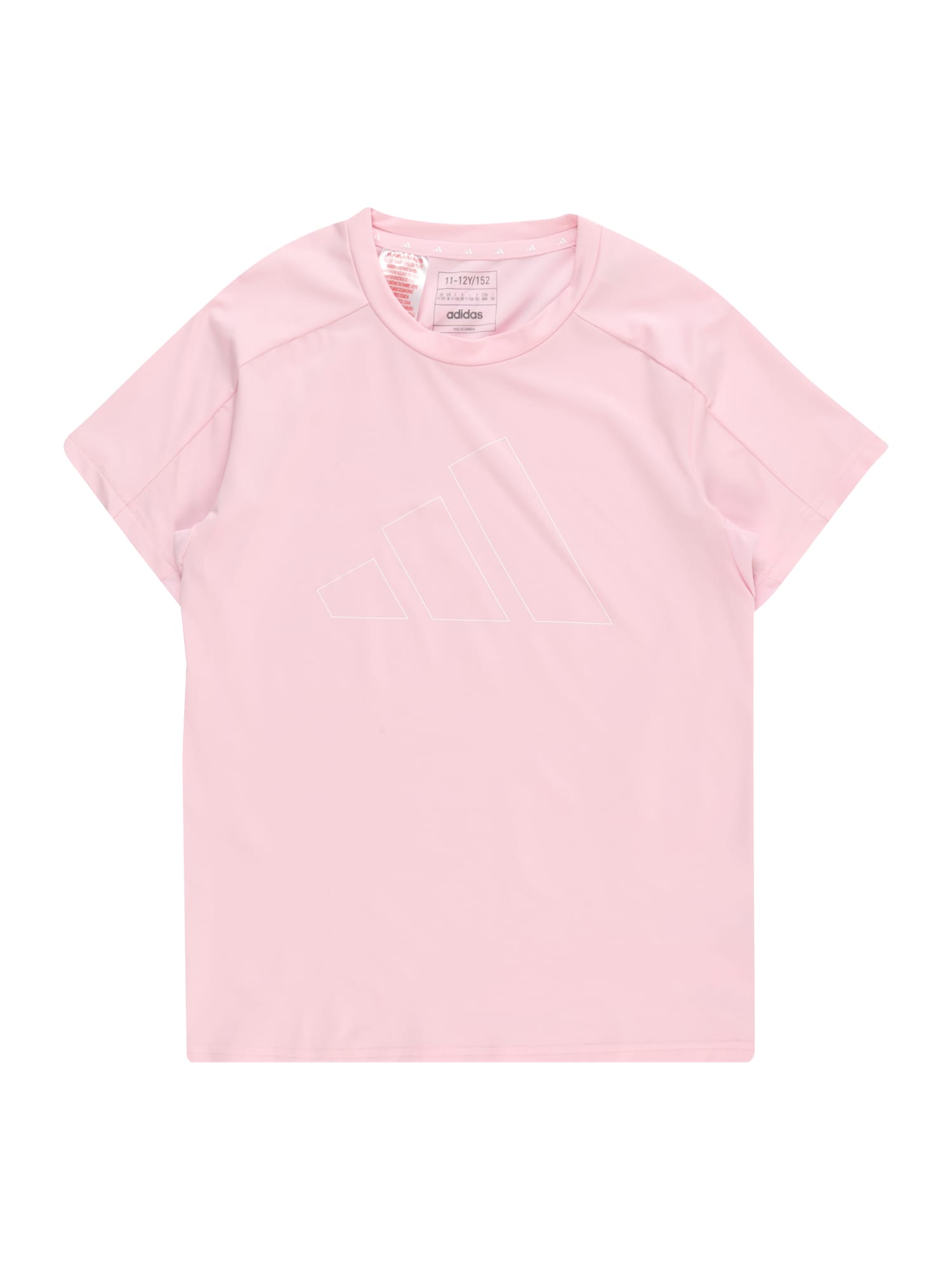 ADIDAS PERFORMANCE Sportiniai marškinėliai 'Essentials' rožių spalva / balta