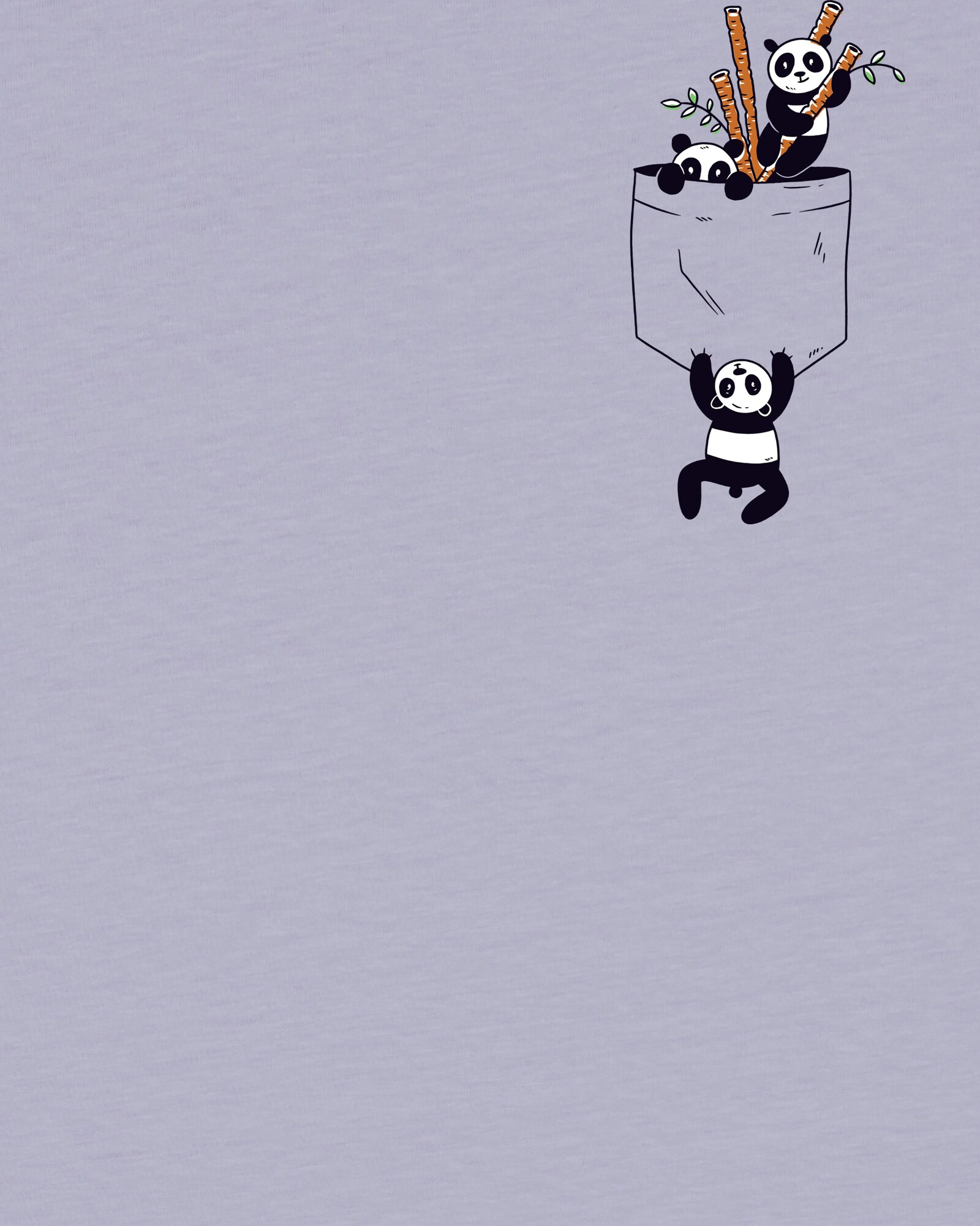 Thumbnail - watabout.kids T-Shirt Pocket Pandas