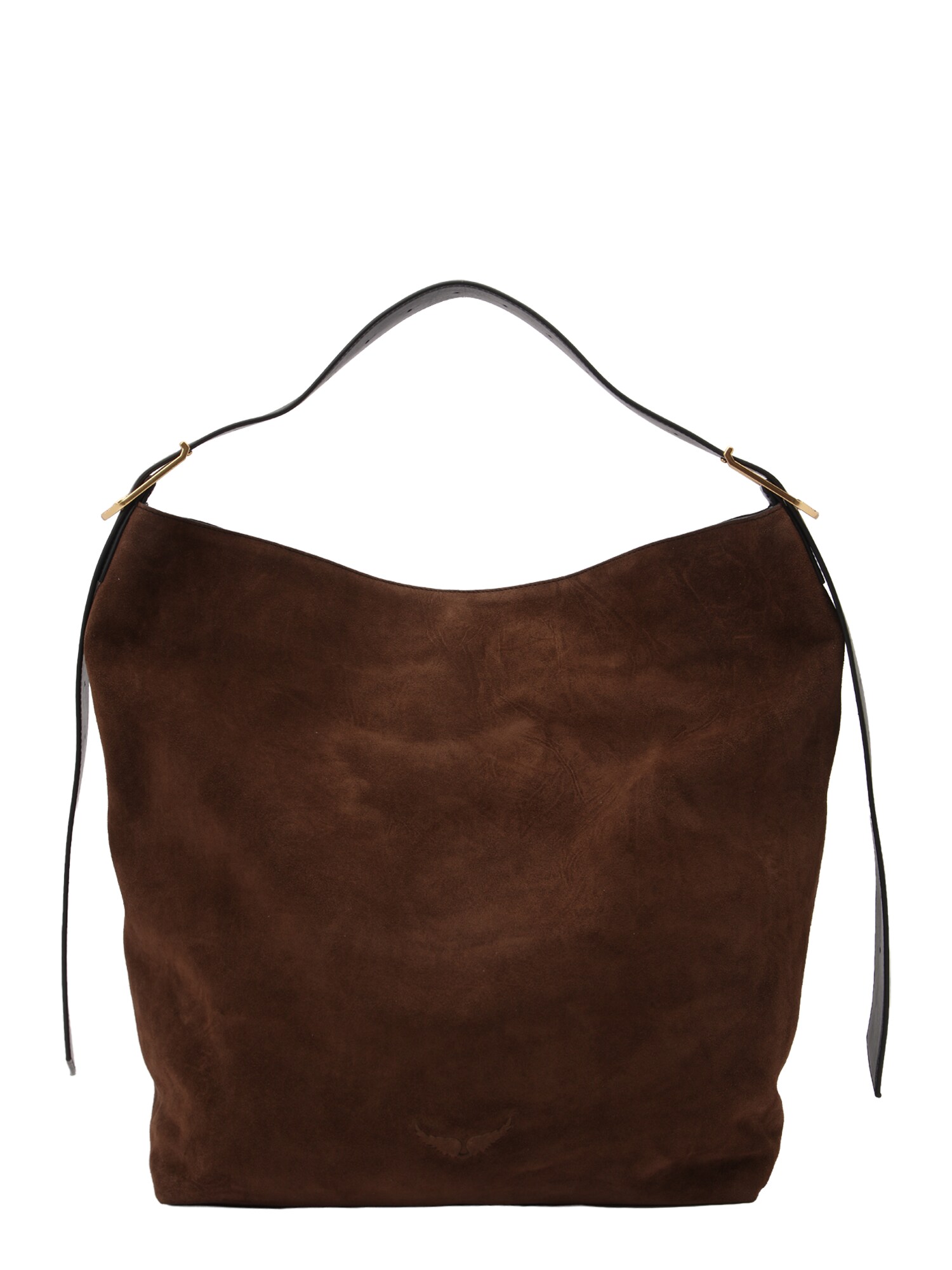 Zadig & Voltaire Geantă de umăr JANE  ciocolatiu / negru