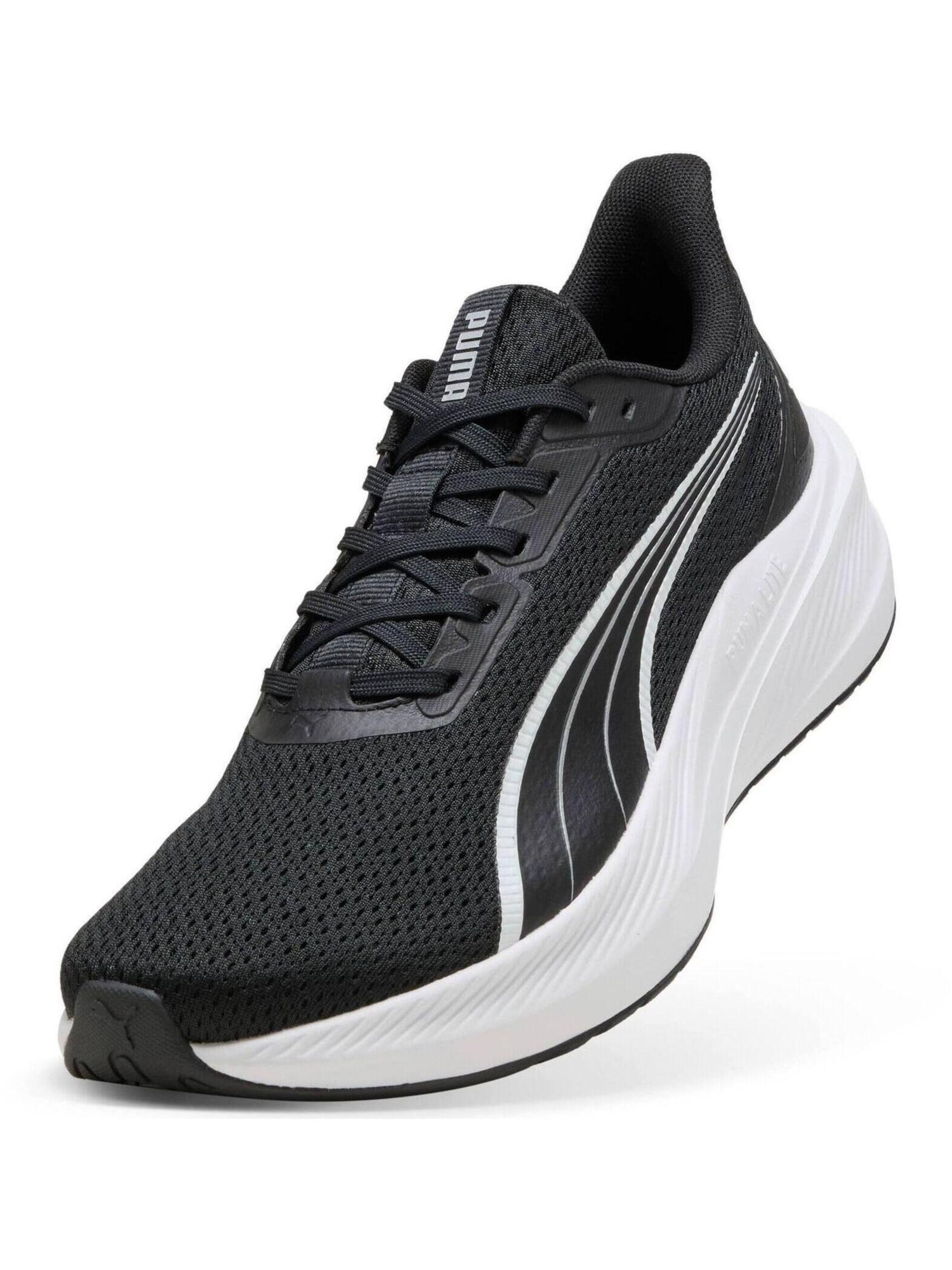 PUMA Zapatillas de running 'Dasher Lite'  negro / blanco