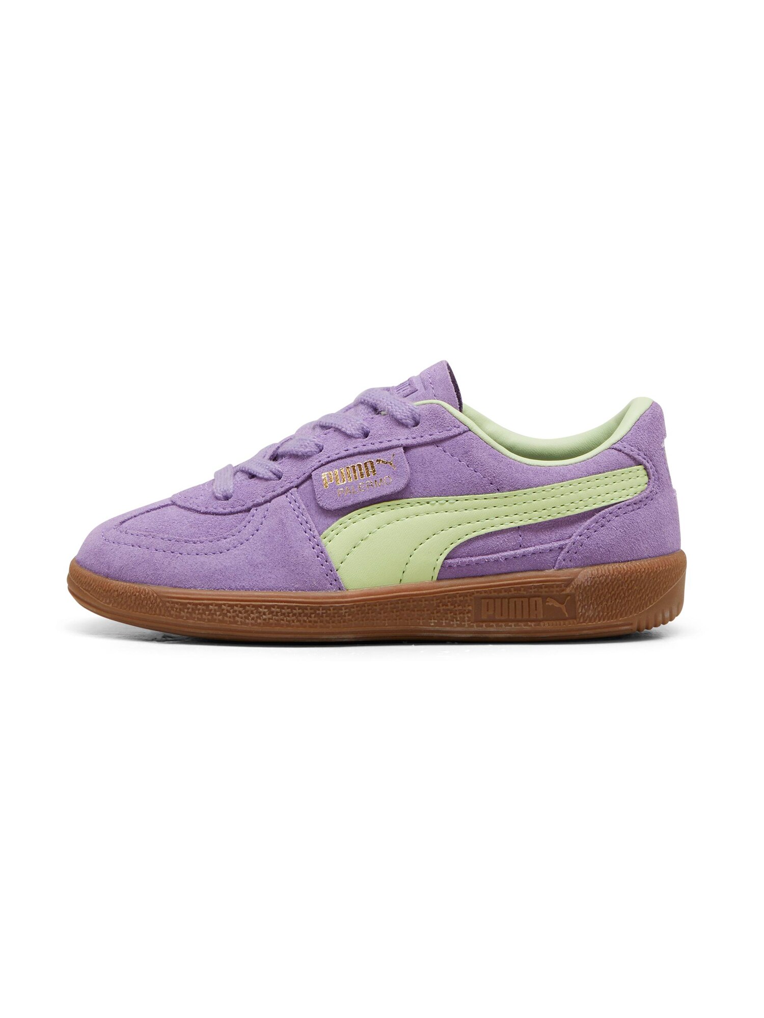 PUMA Tenisky 'Palermo'  svetlozelená / levanduľová