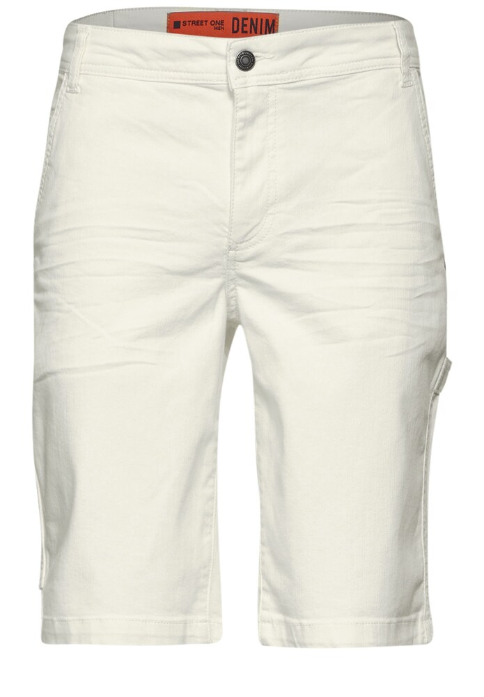 Street One MEN Jeans Herren Größe 32 blau / white denim