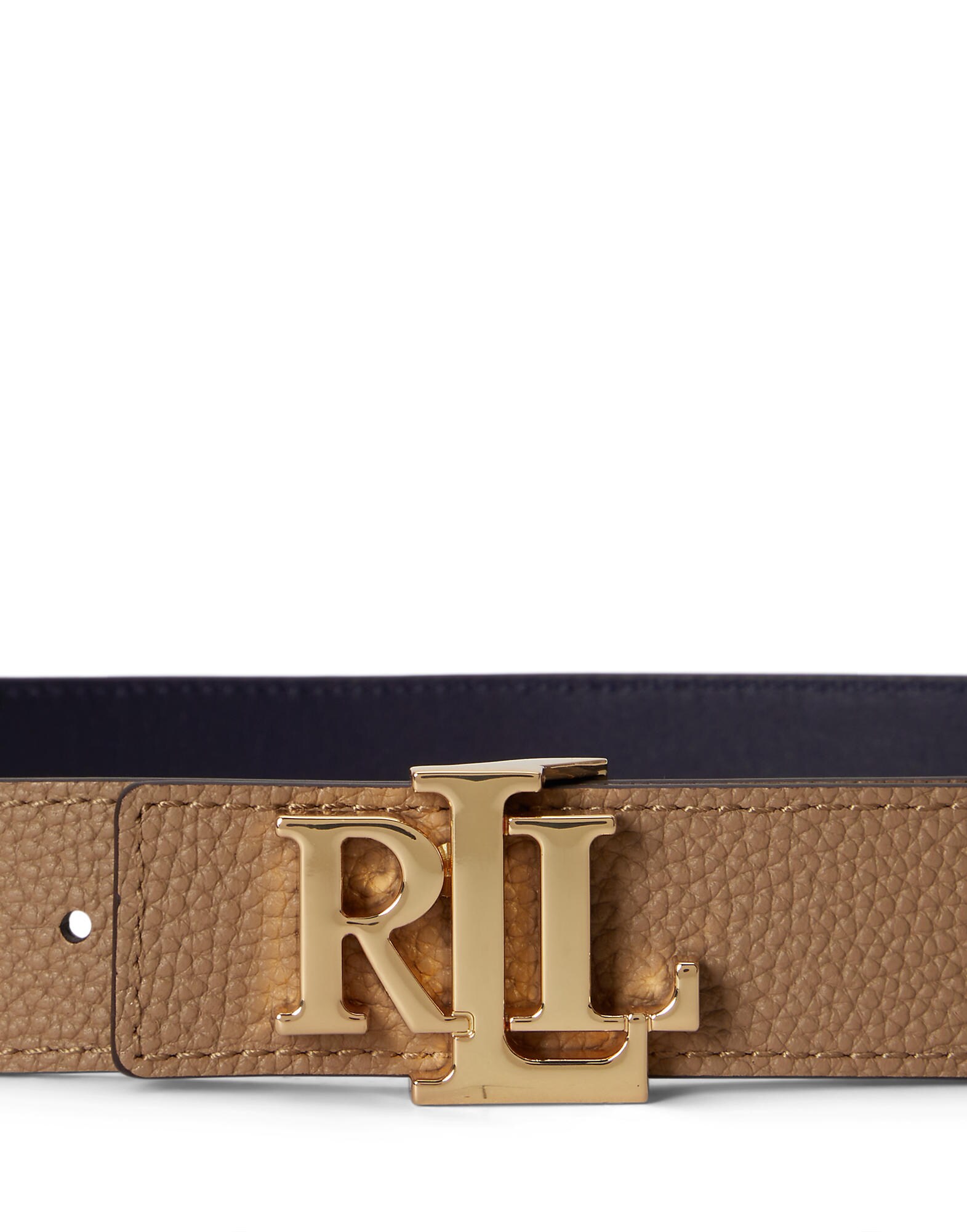 Lauren Ralph Lauren Cinturón  beige / negro – imagen 3