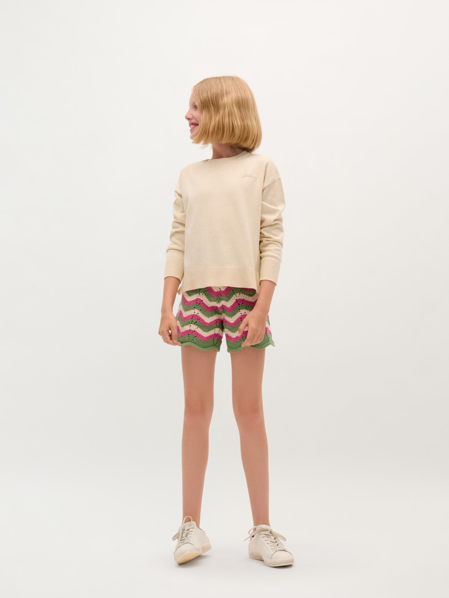 Thumbnail - Scalpers Intarsia Tricot Girls