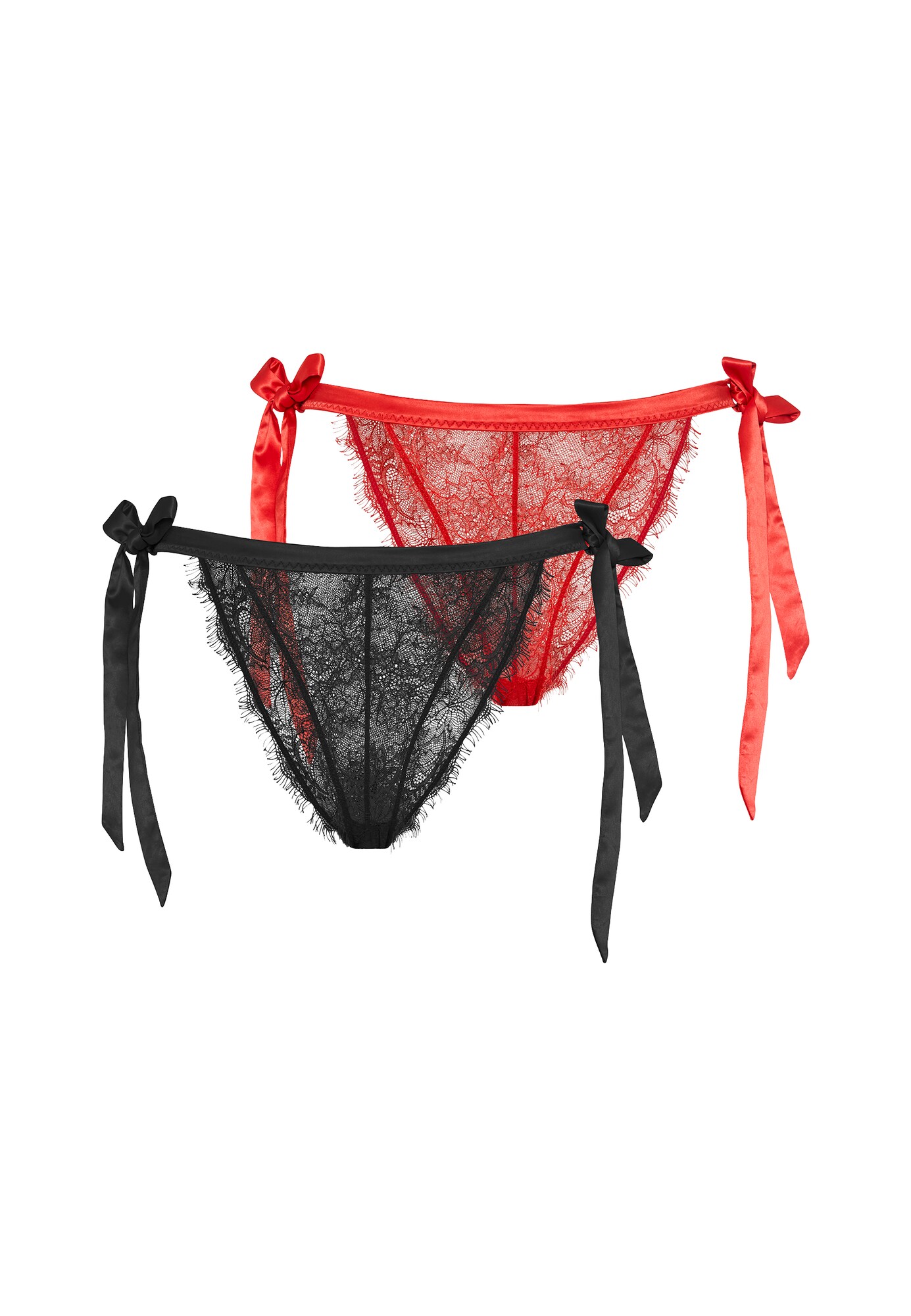 LSCN by LASCANA Slip  roșu / negru