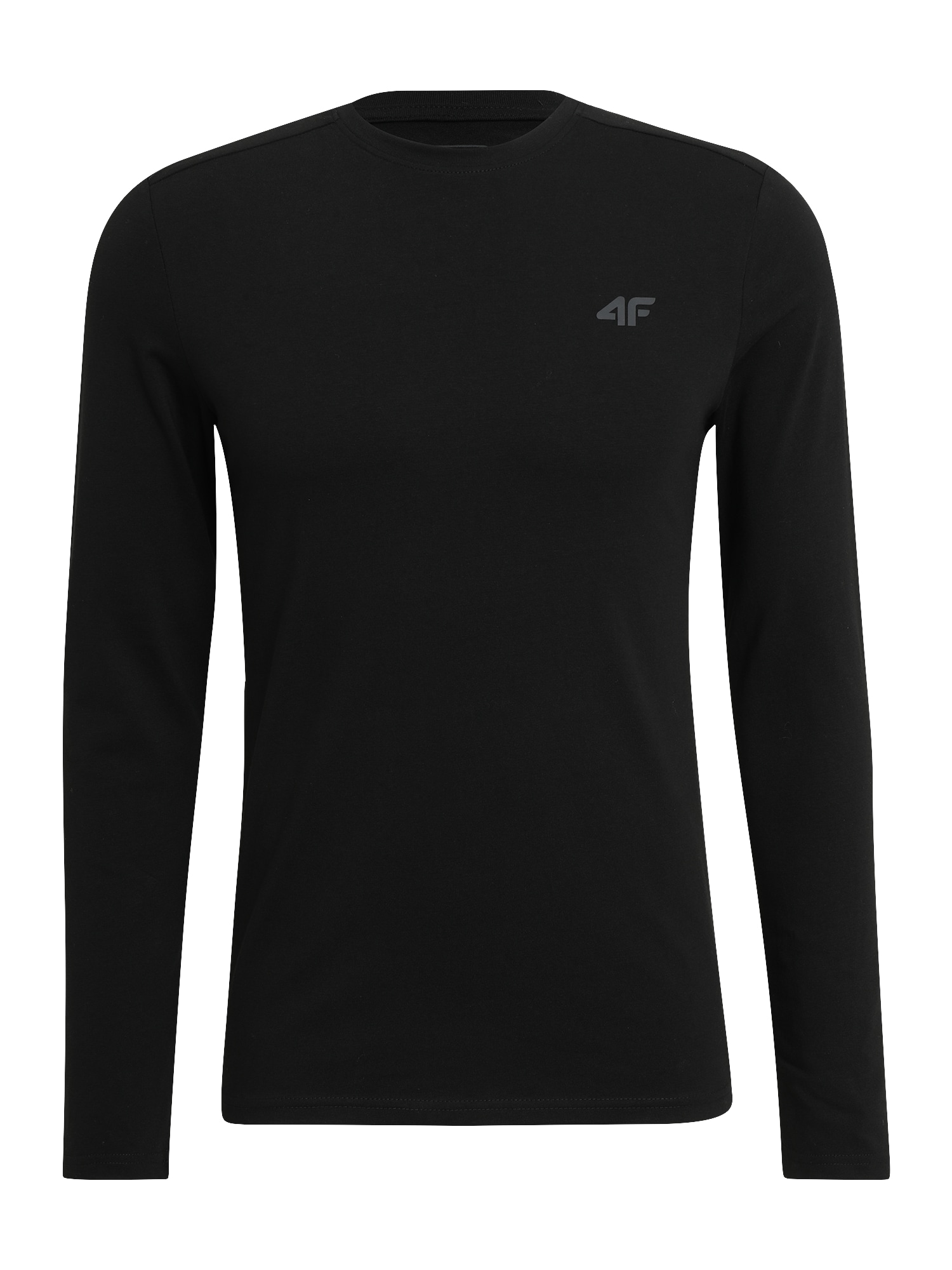 4F Sportiniai marškinėliai tamsiai pilka / juoda