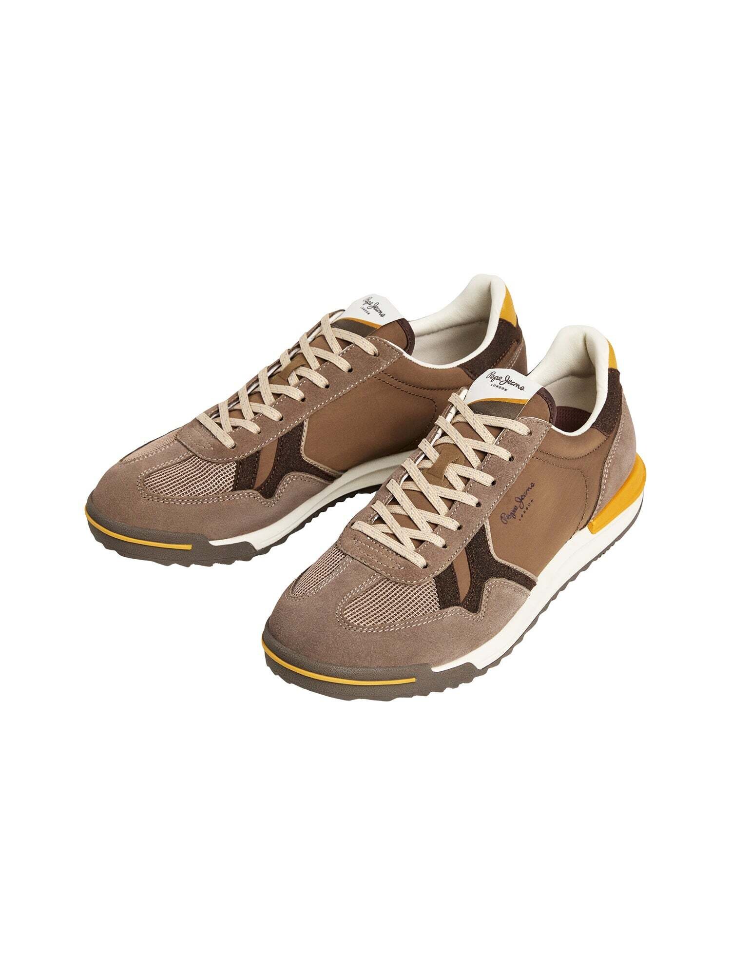 Pepe Jeans Zapatillas deportivas bajas 'Marvin Match' beige oscuro / marrón / marrón oscuro / curry – imagen 3