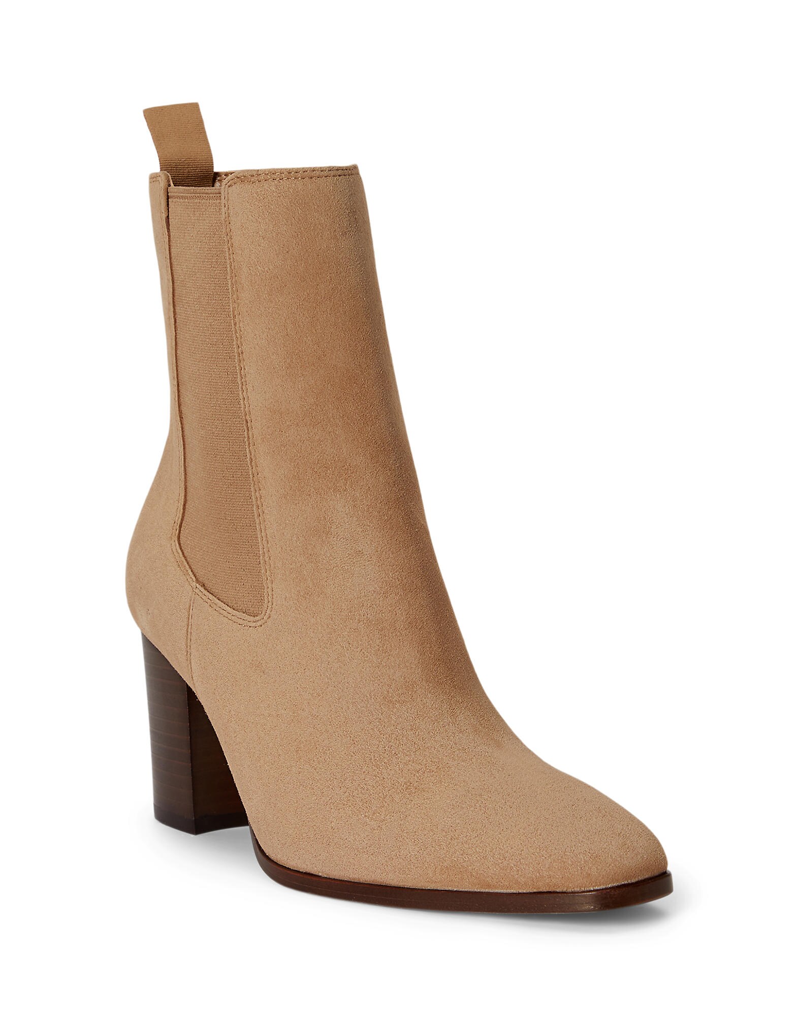 Lauren Ralph Lauren Botas Chelsea  beige – imagen 4