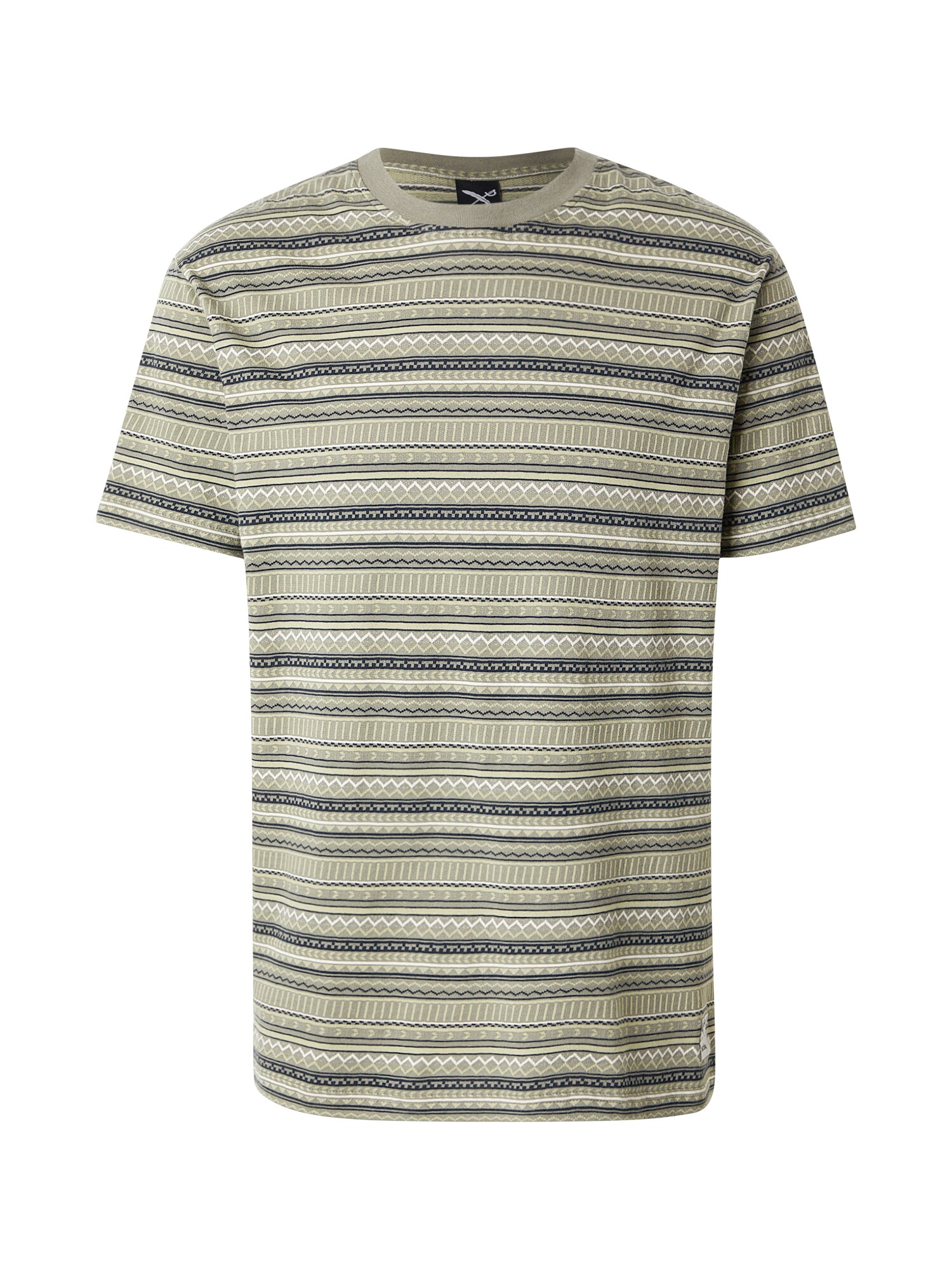 Iriedaily Tricou Chop Chop  albastru marin / kaki