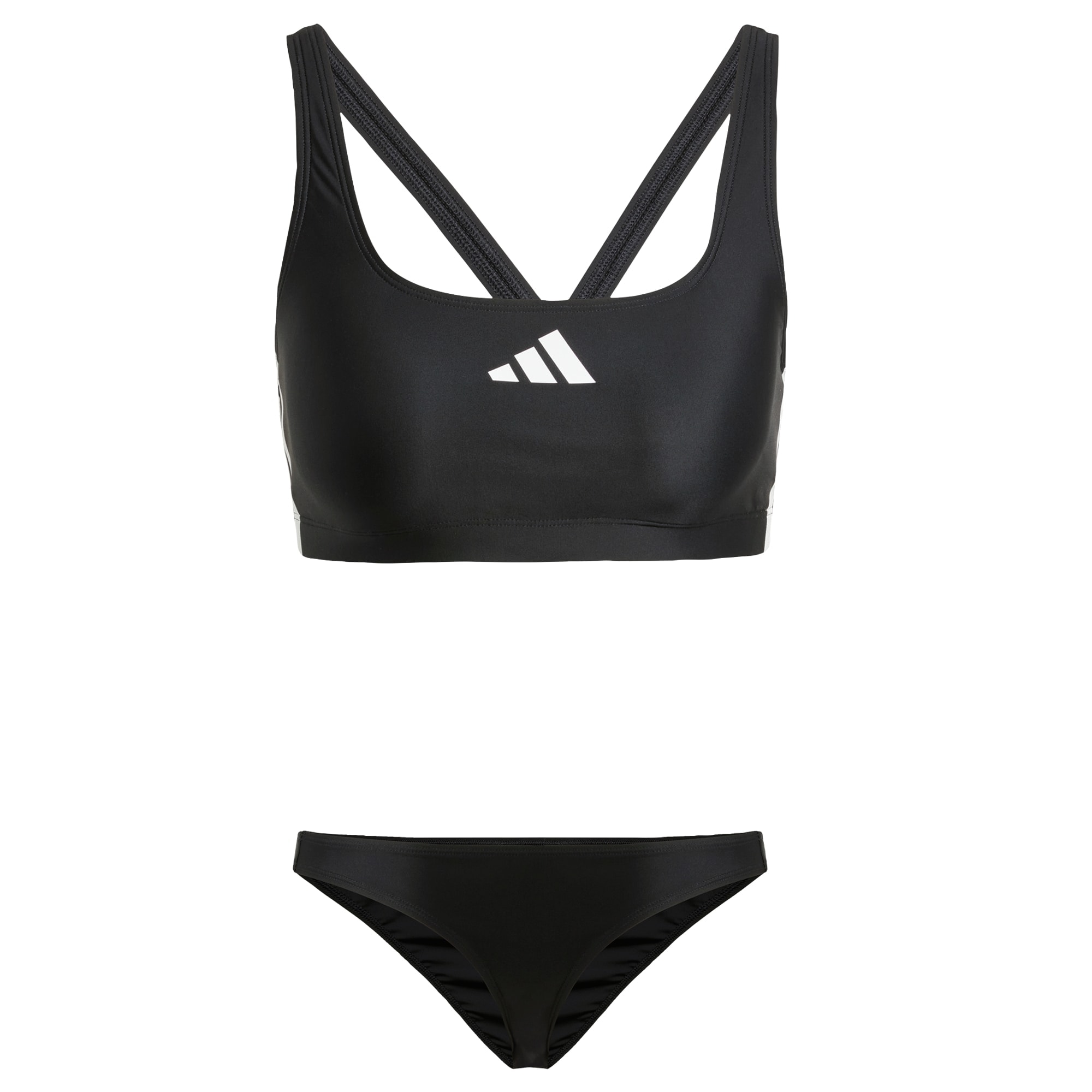 ADIDAS PERFORMANCE Costum de baie sport  negru / alb