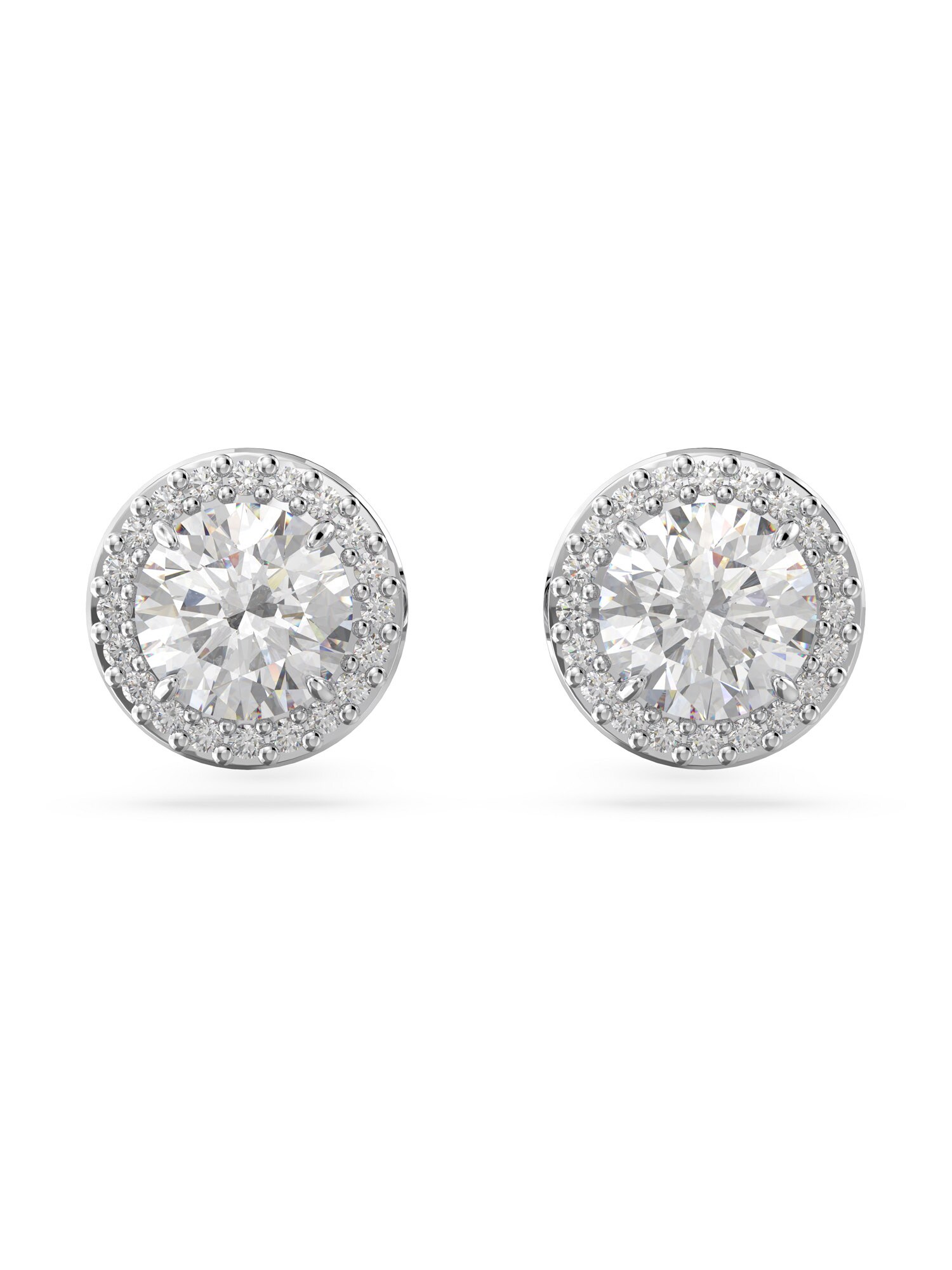 Swarovski Náušnice 'Una stud earrings'  strieborná