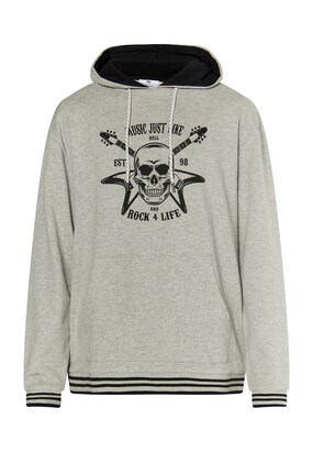 MO Sweatshirt Grijs gemêleerd / Zwart