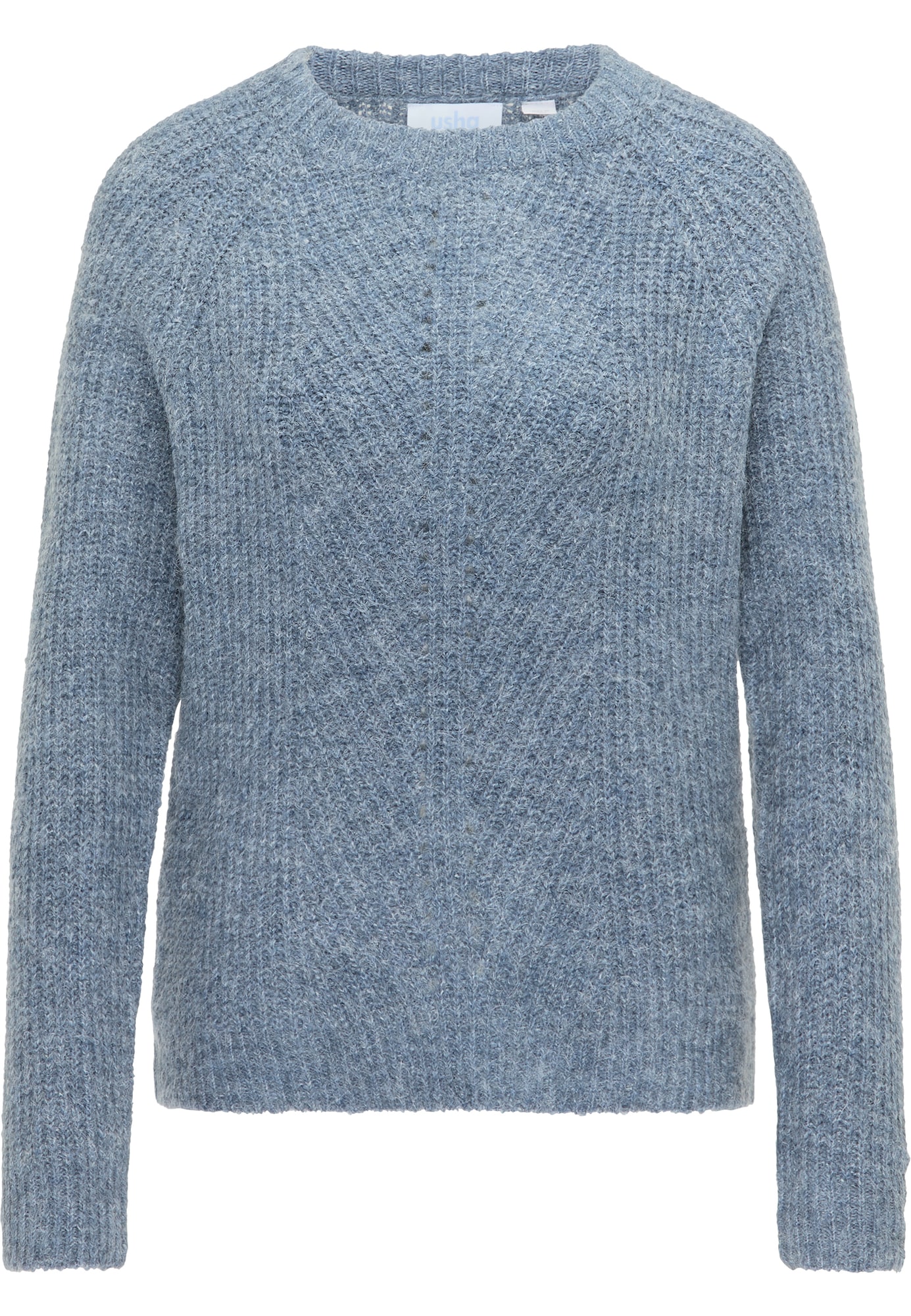 usha BLUE LABEL Megztinis  mėlyna dūmų spalva