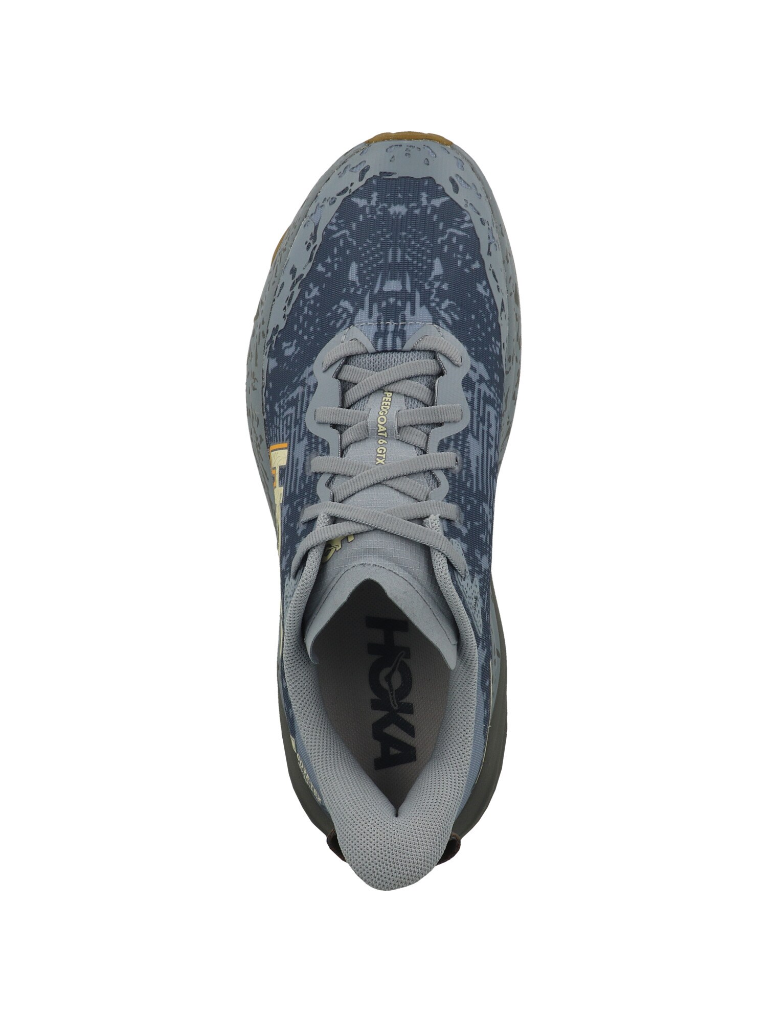 HOKA Zapatillas de running 'Speedgoat 6' azul paloma / azul oscuro / amarillo claro / naranja – imagen 3