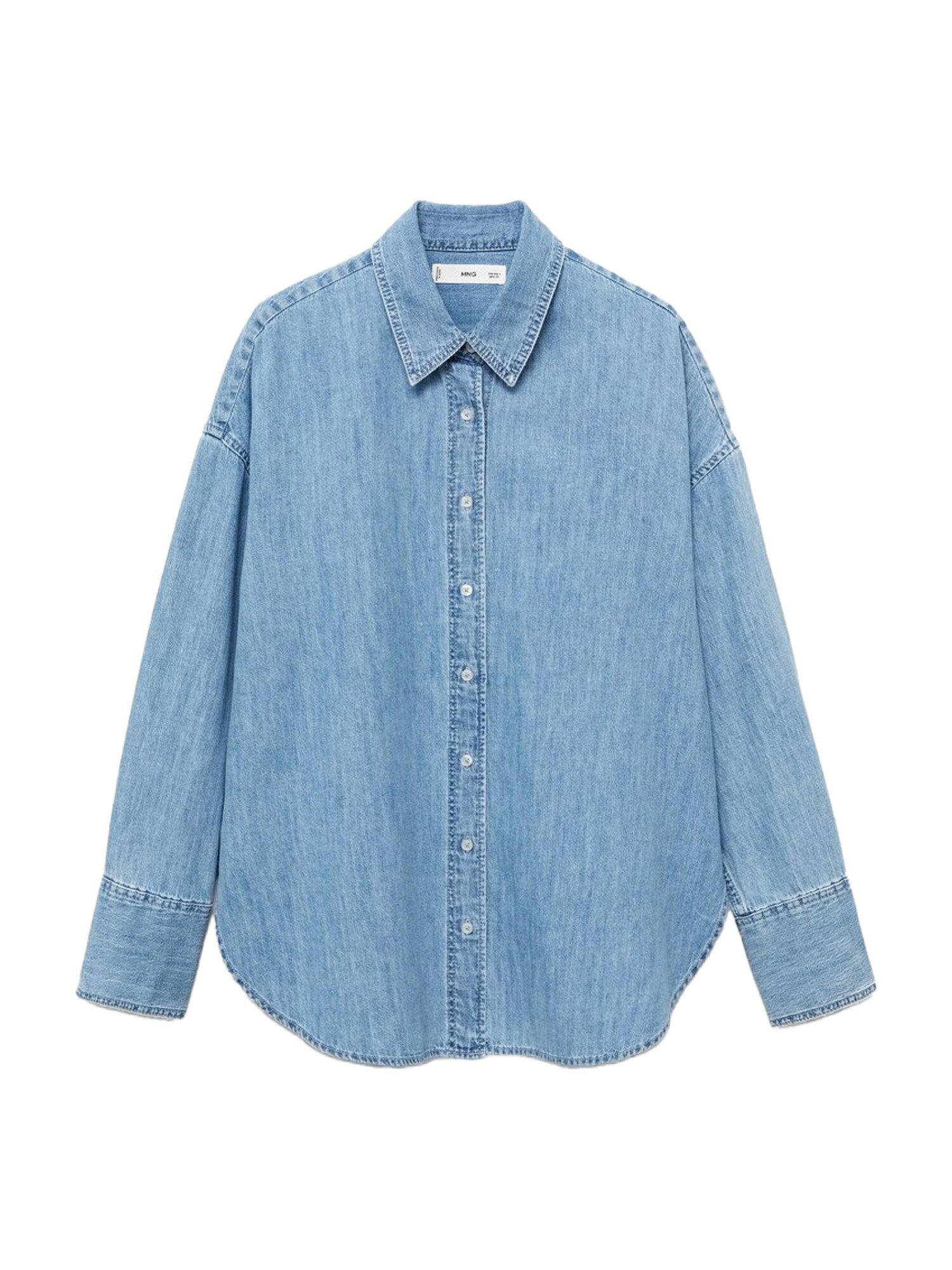MANGO Blúzka 'CAHUITA'  modrá denim