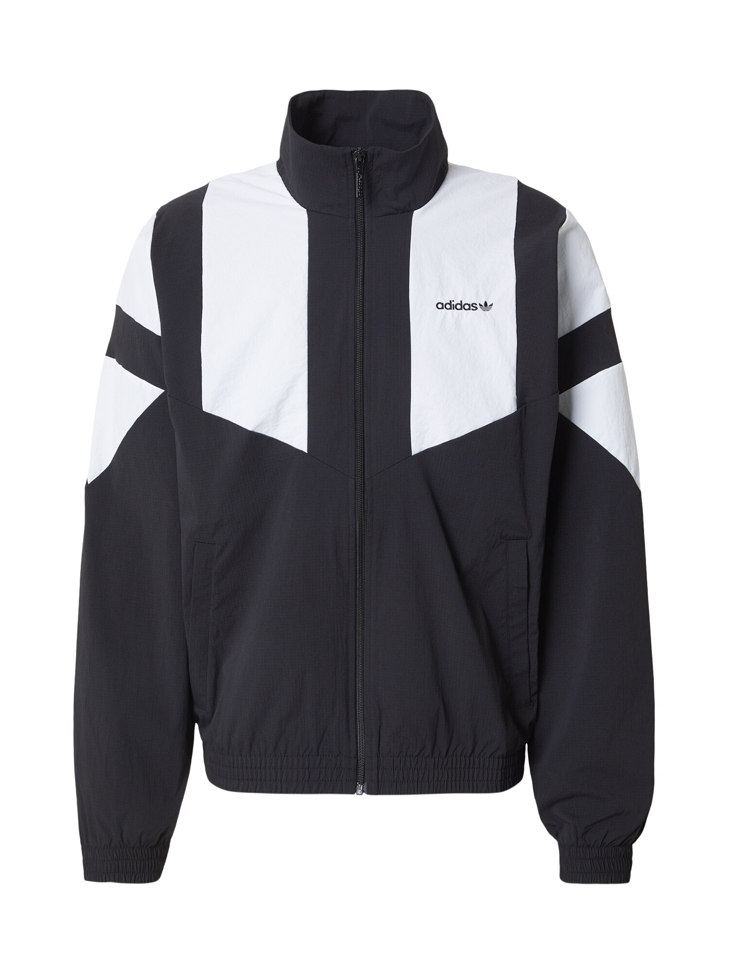 ADIDAS ORIGINALS Chaqueta de entretiempo negro / blanco