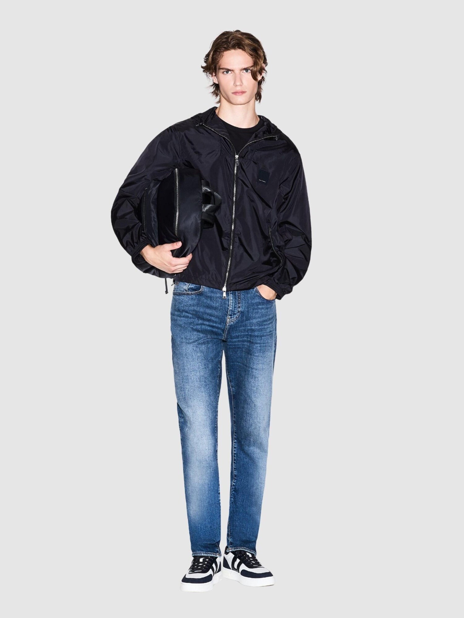 ARMANI EXCHANGE Chaqueta de entretiempo negro – imagen 19
