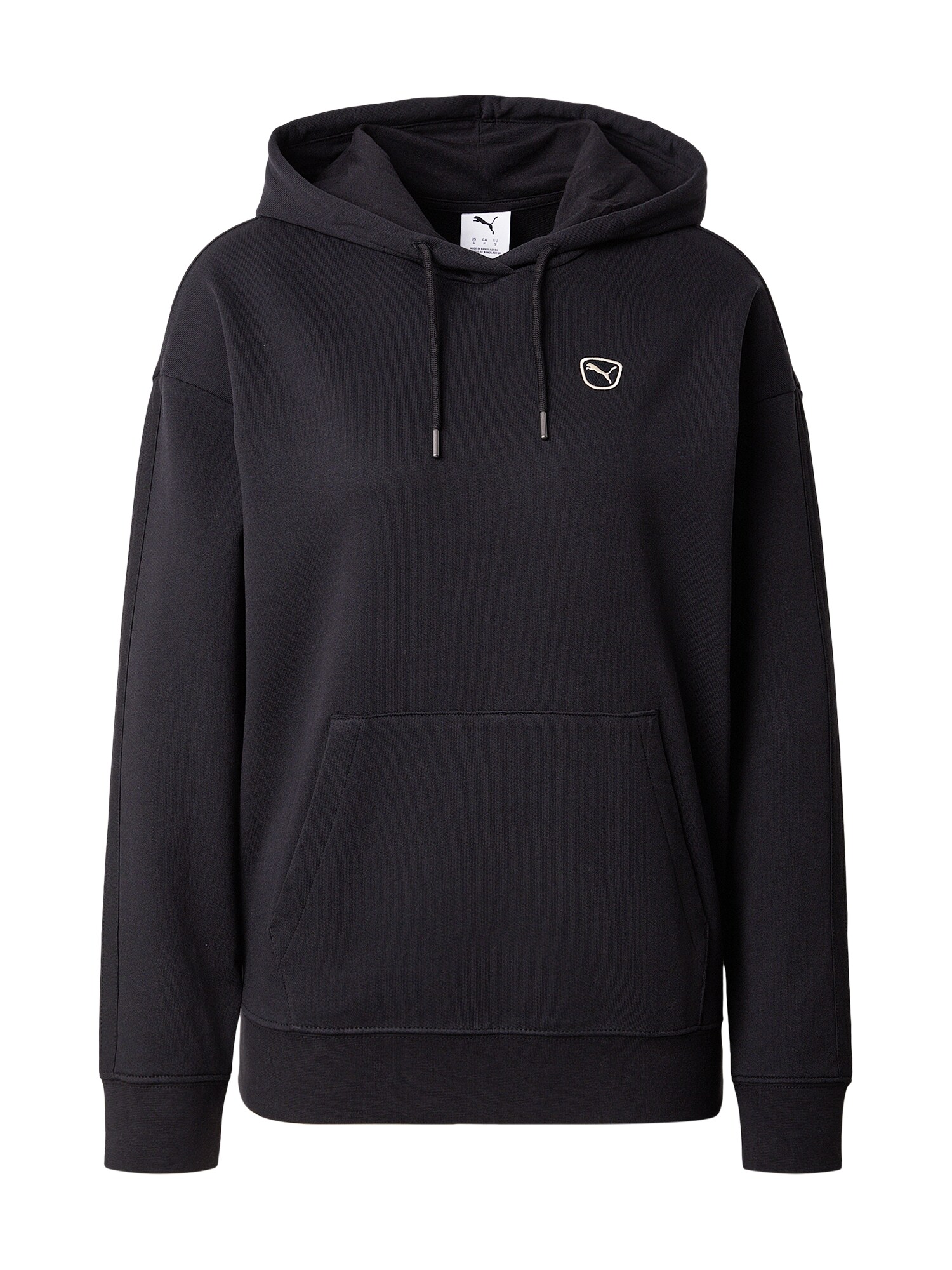 PUMA Bluză de molton ESS ELEVATED  negru