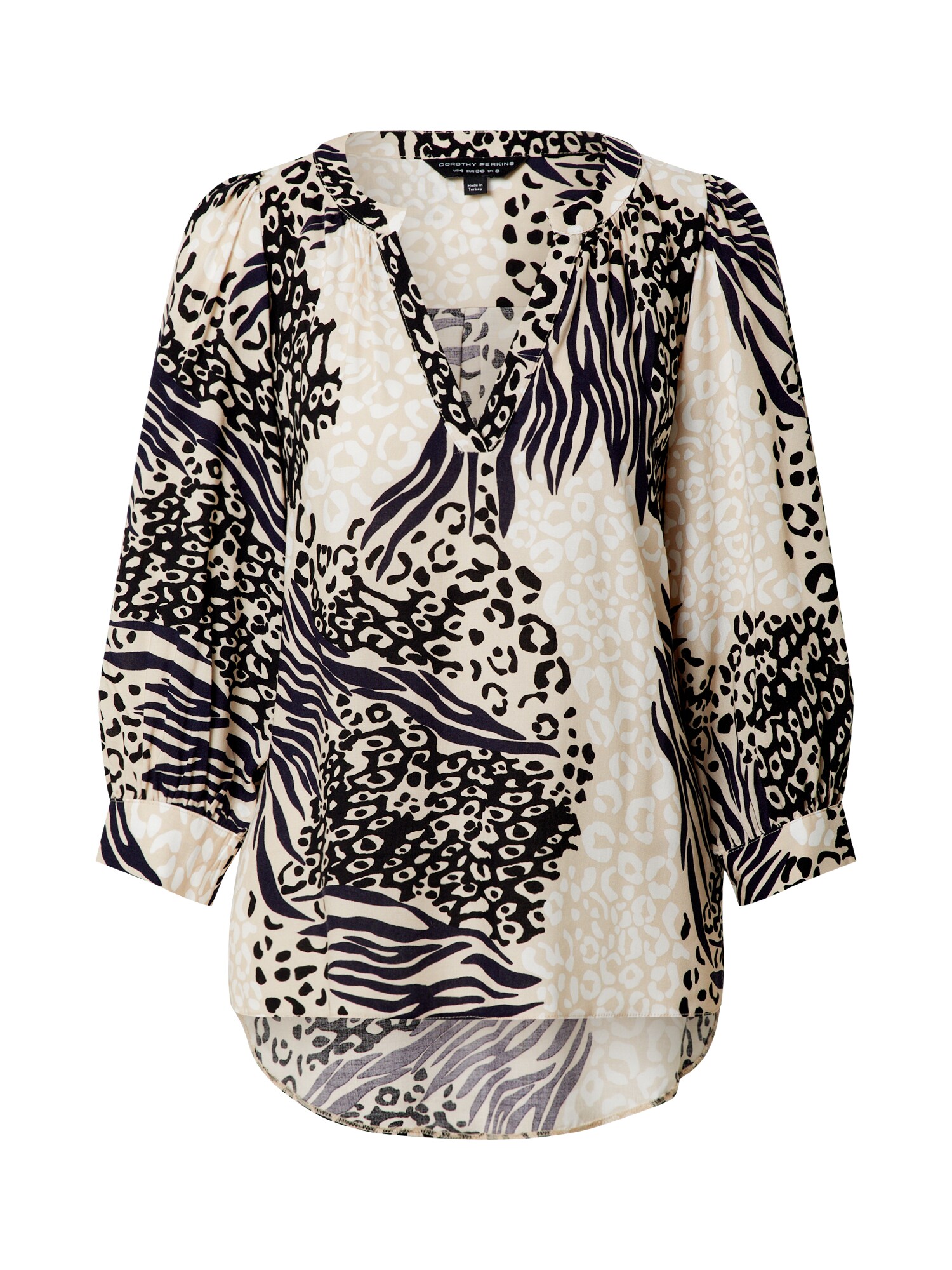 Dorothy Perkins Marškinėliai  balta / smėlio / juoda