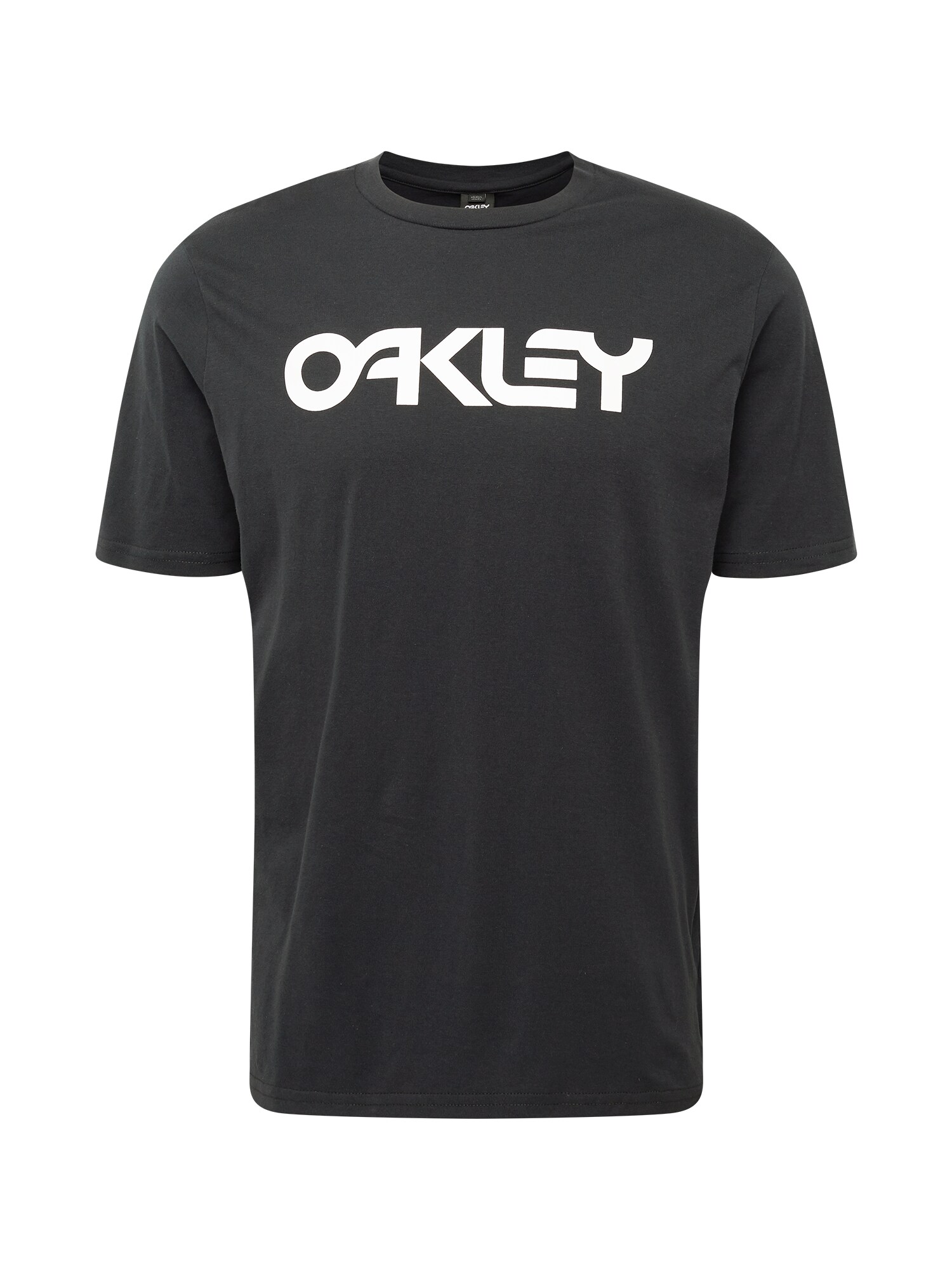 OAKLEY Sportiniai marškinėliai 'MARK'  balta / juoda