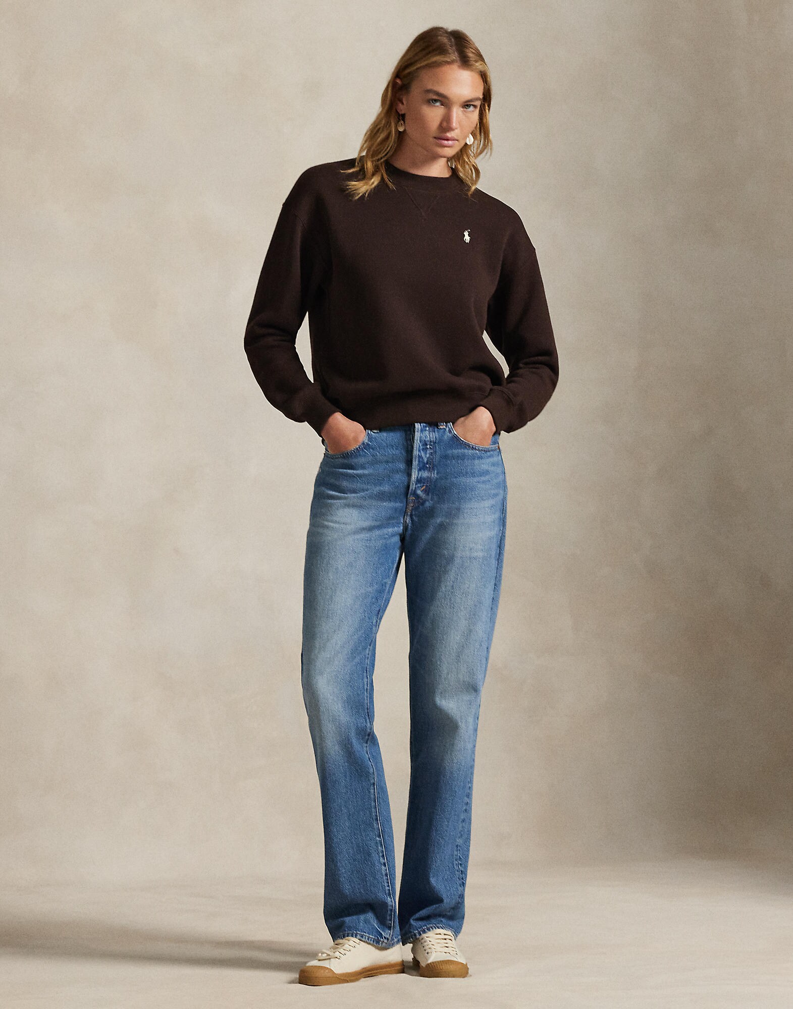 Polo Ralph Lauren Sudadera marrón oscuro – imagen 4