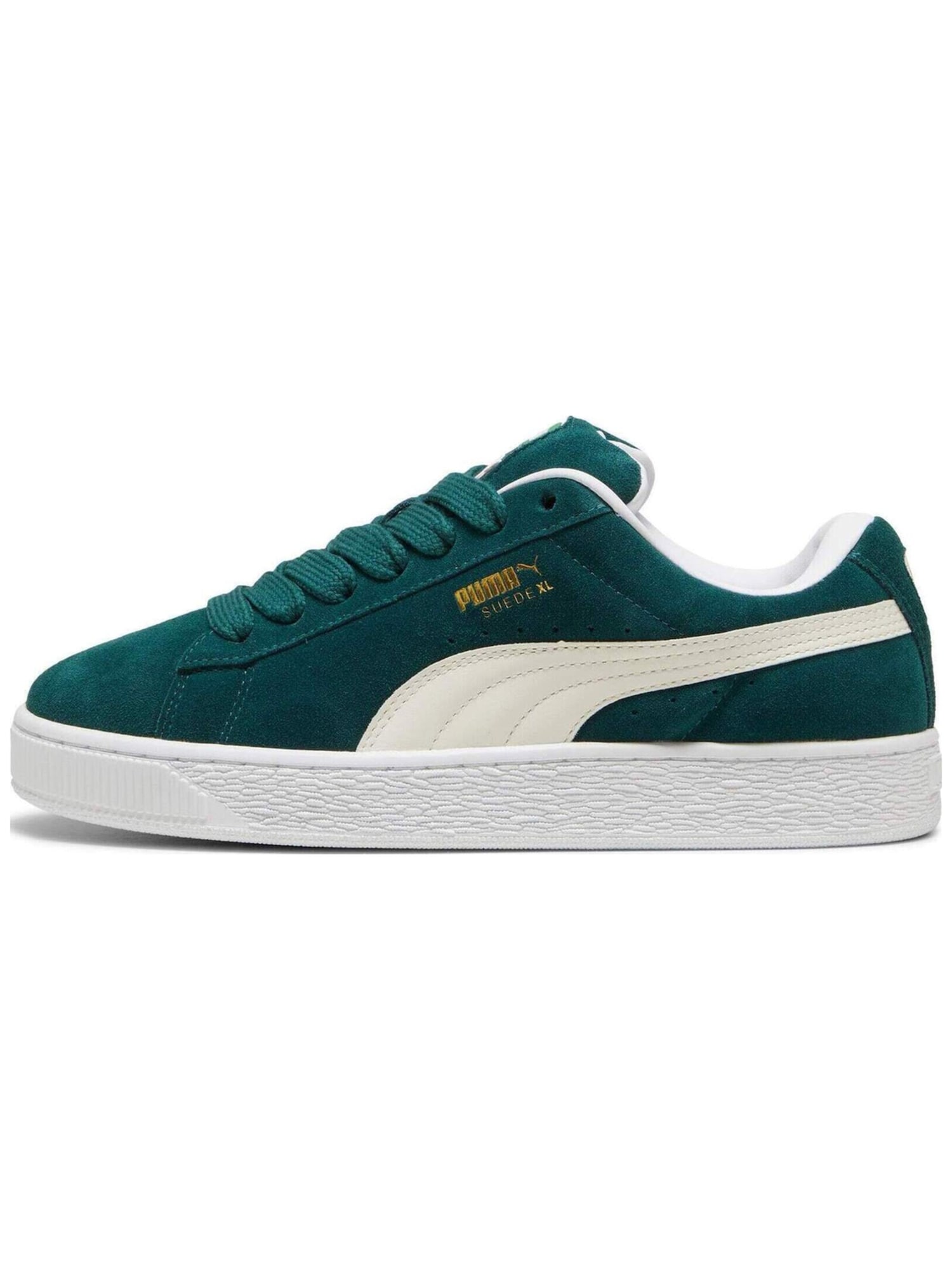 PUMA Sneaker low verde smarald / alb lână