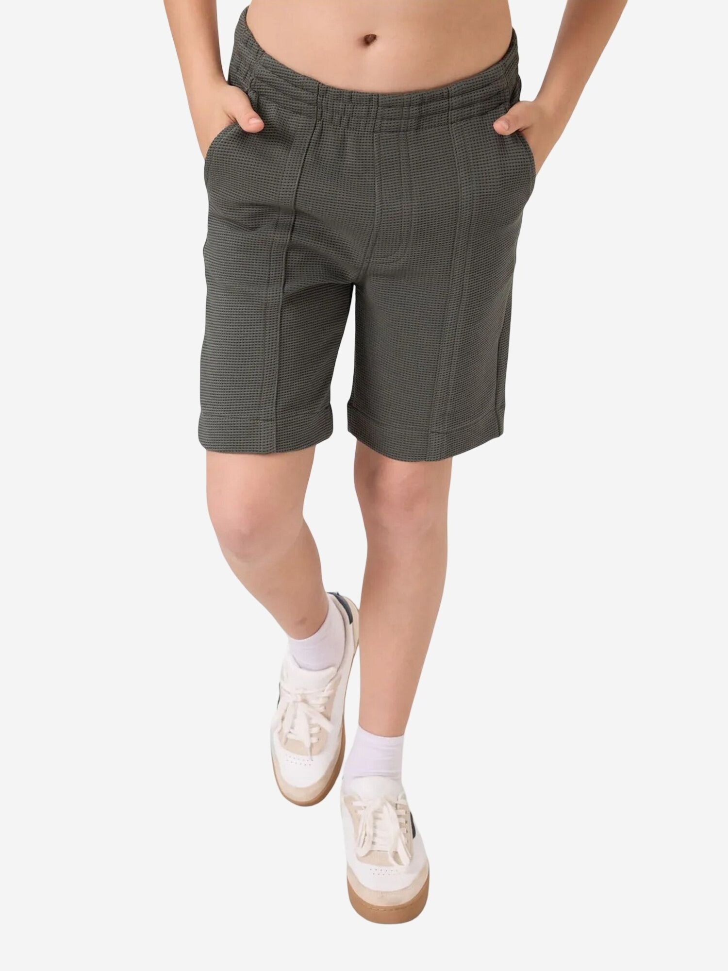 Tommy Life Hlače 'TOMMY Shorts aus Jersey in normaler Passform' kaki