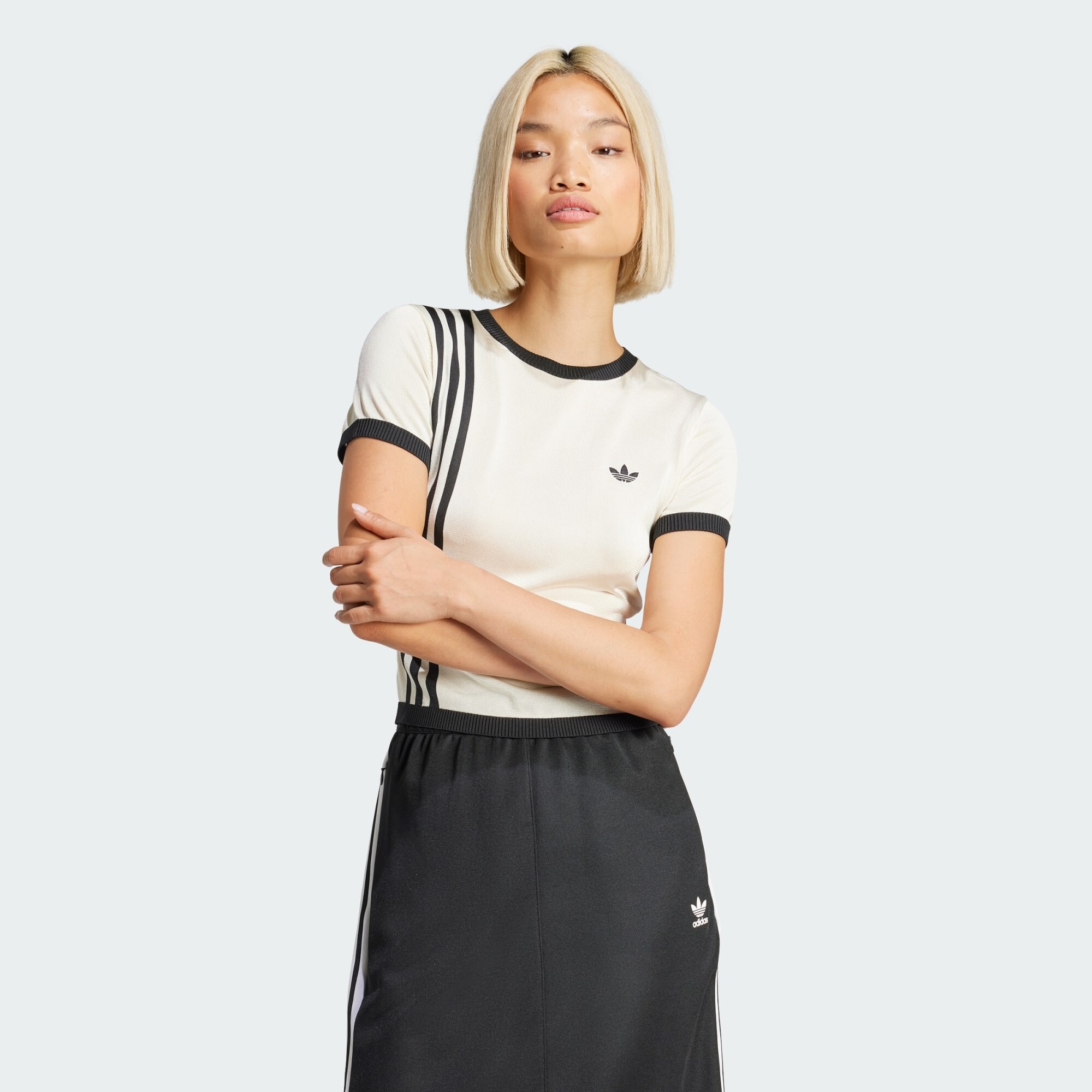 ADIDAS ORIGINALS Pulóver  fekete / fehér termék 2. képe
