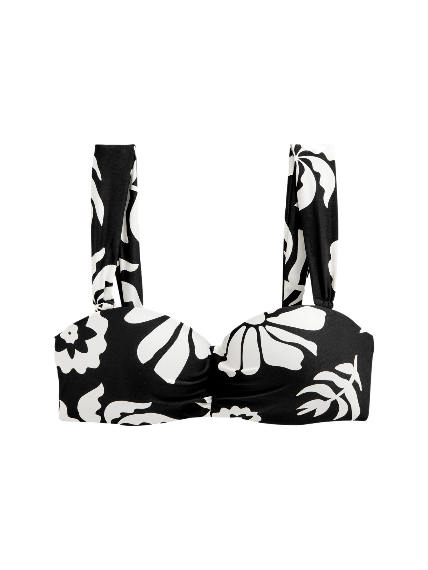 Next Sutien costum de baie  negru / alb