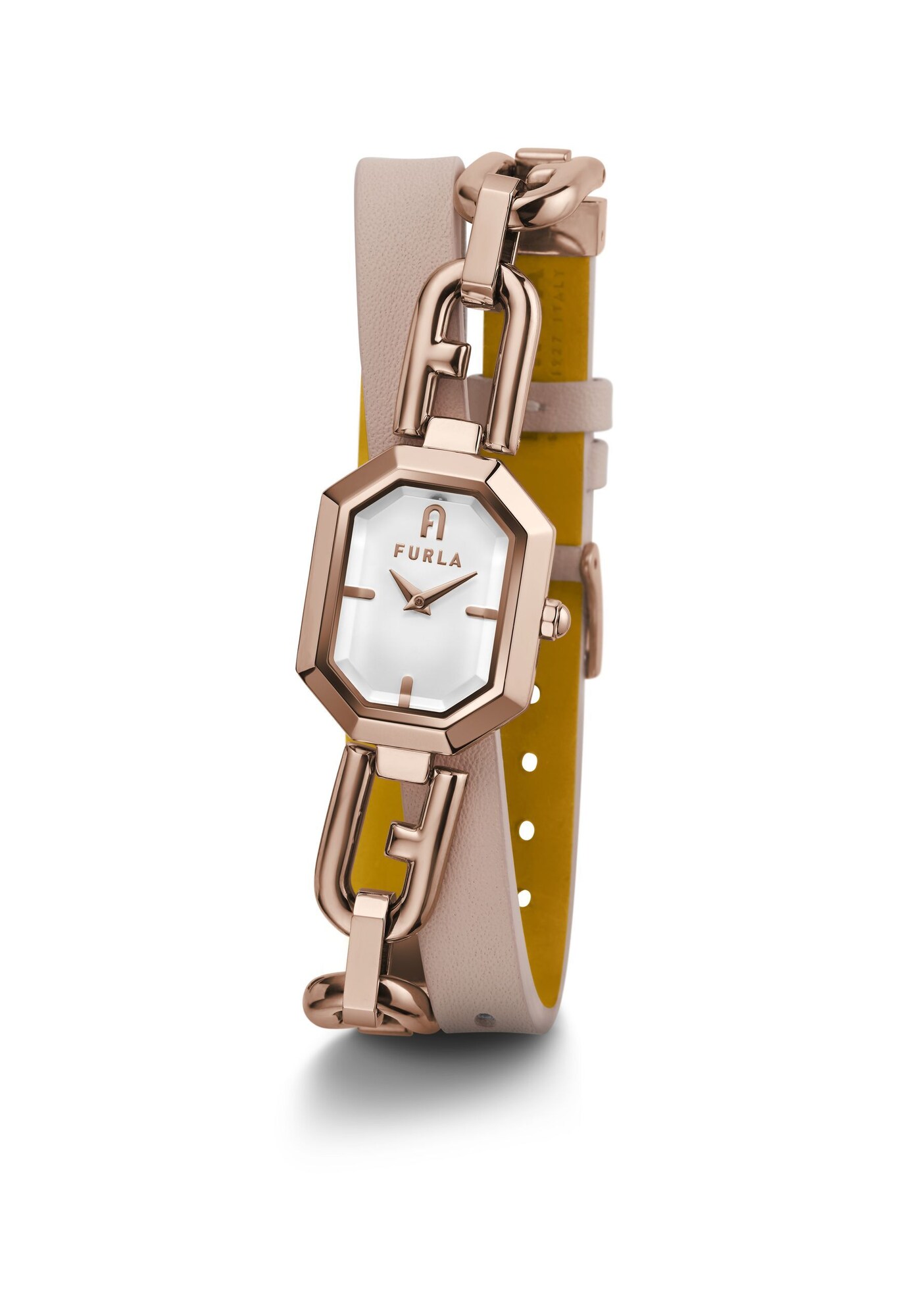 FURLA Orologio analogico 'Furla octagonal'  oro rosé