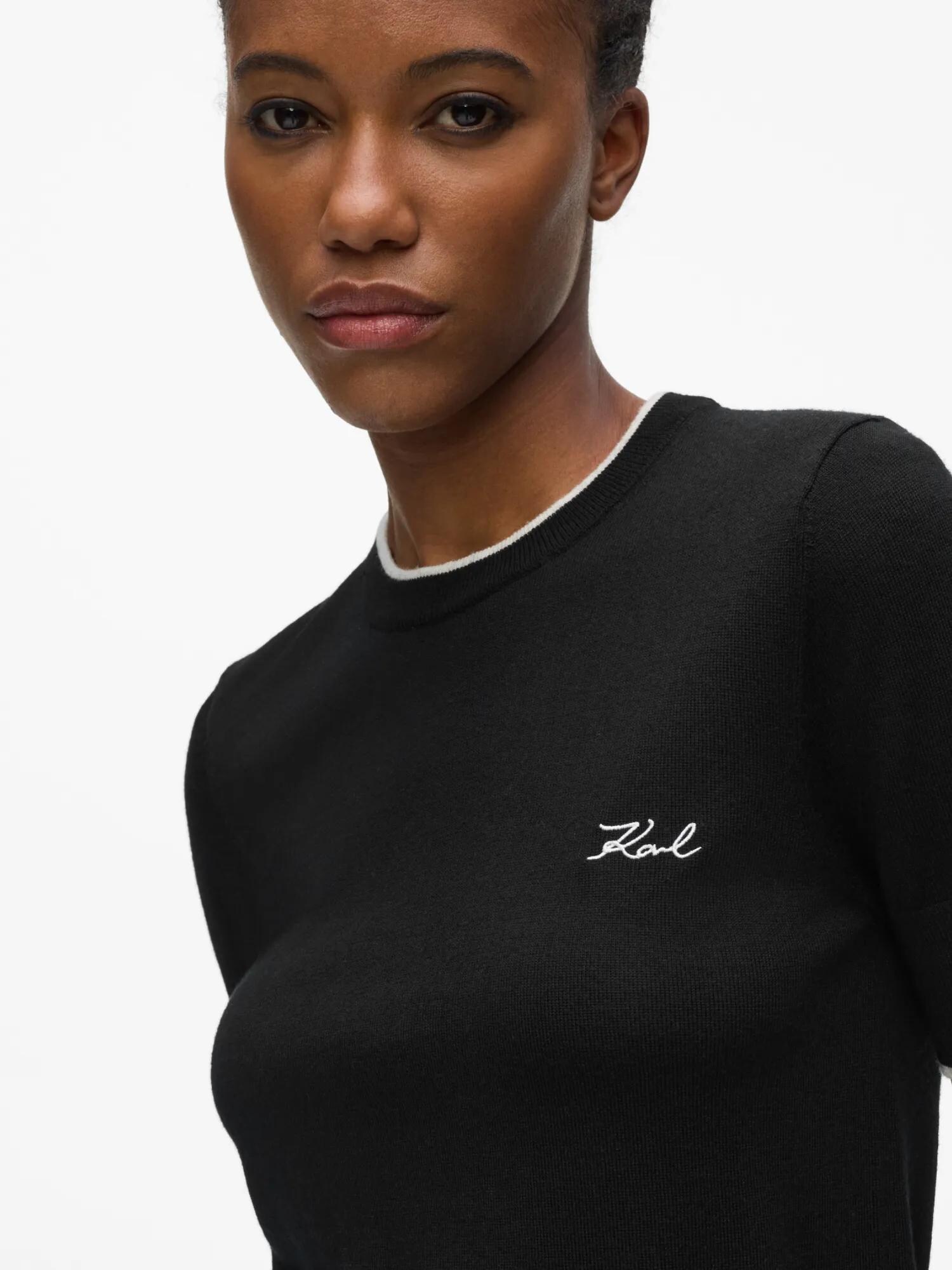 Karl Lagerfeld Jersey negro – imagen 8