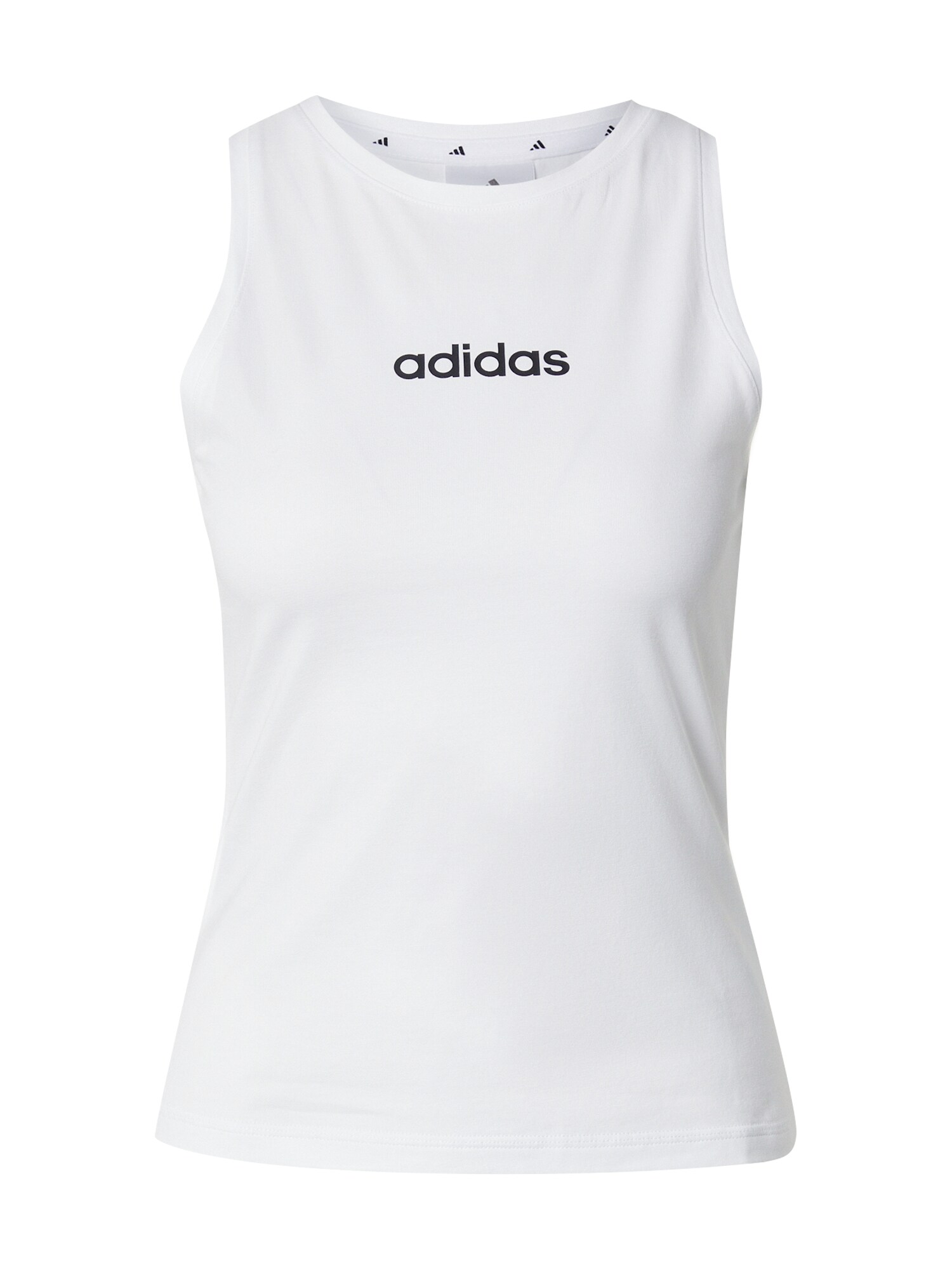 ADIDAS SPORTSWEAR Sport top 'Essentials'  negru / alb