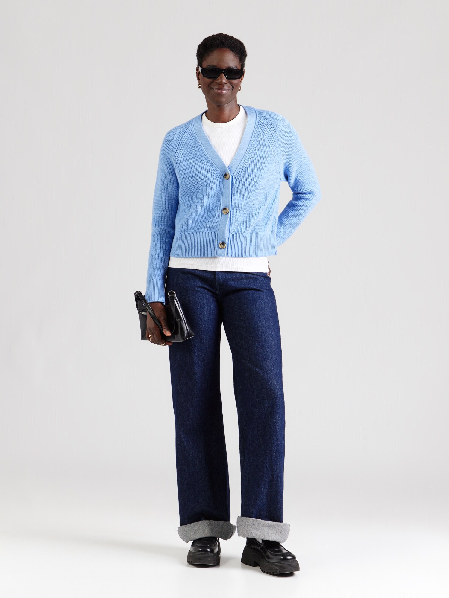 Marc O'Polo DENIM Cárdigan  azul cielo – imagen 4