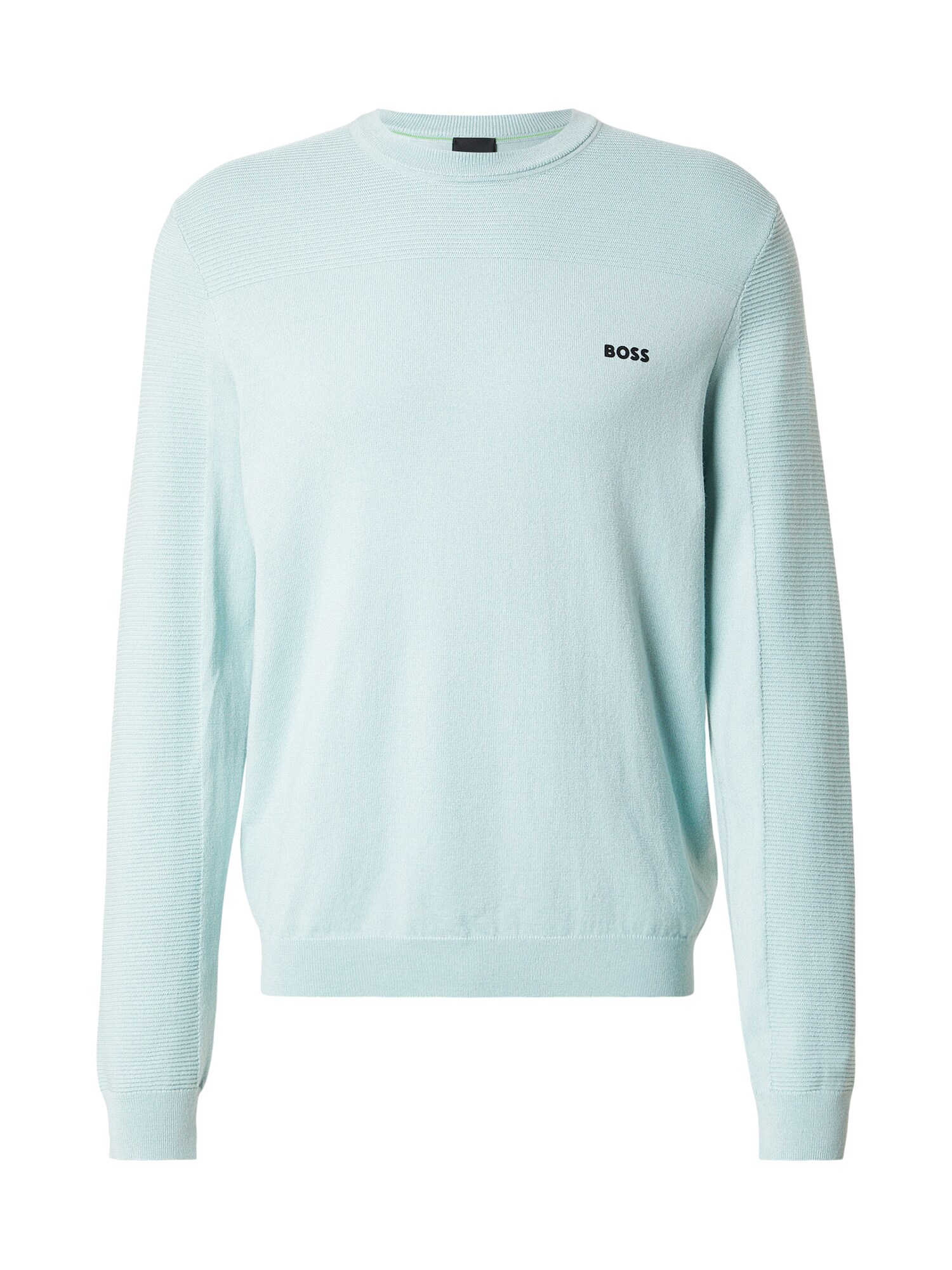 BOSS Pulover Momentum-X  verde mentă / negru