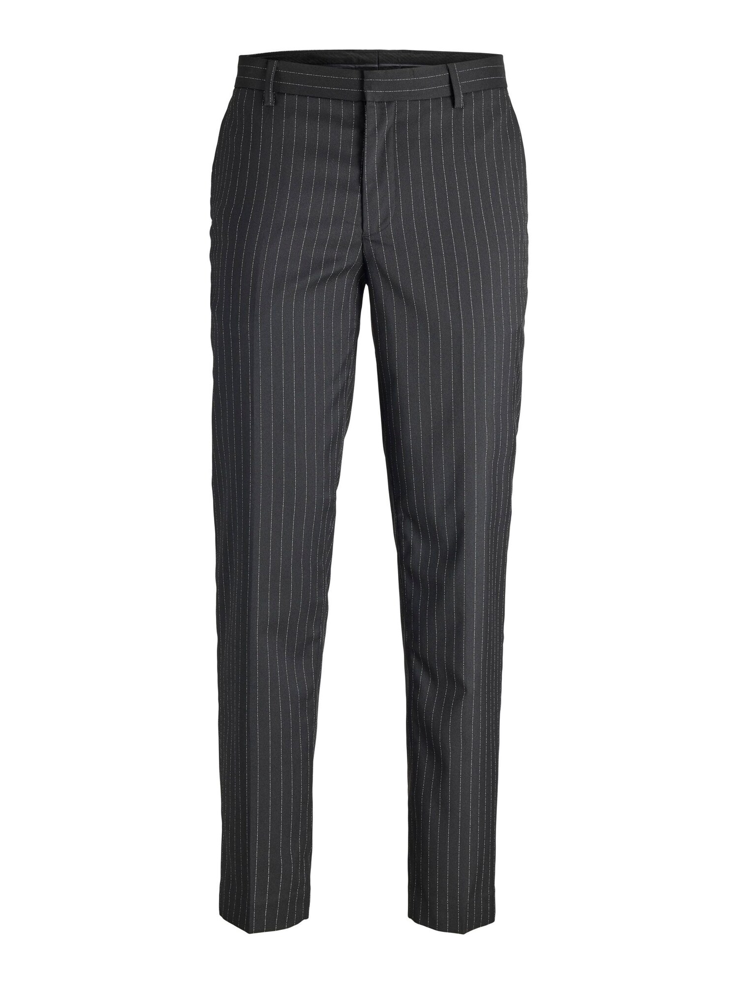 JACK & JONES Pantalón de pinzas 'JPRMartin'  negro / blanco