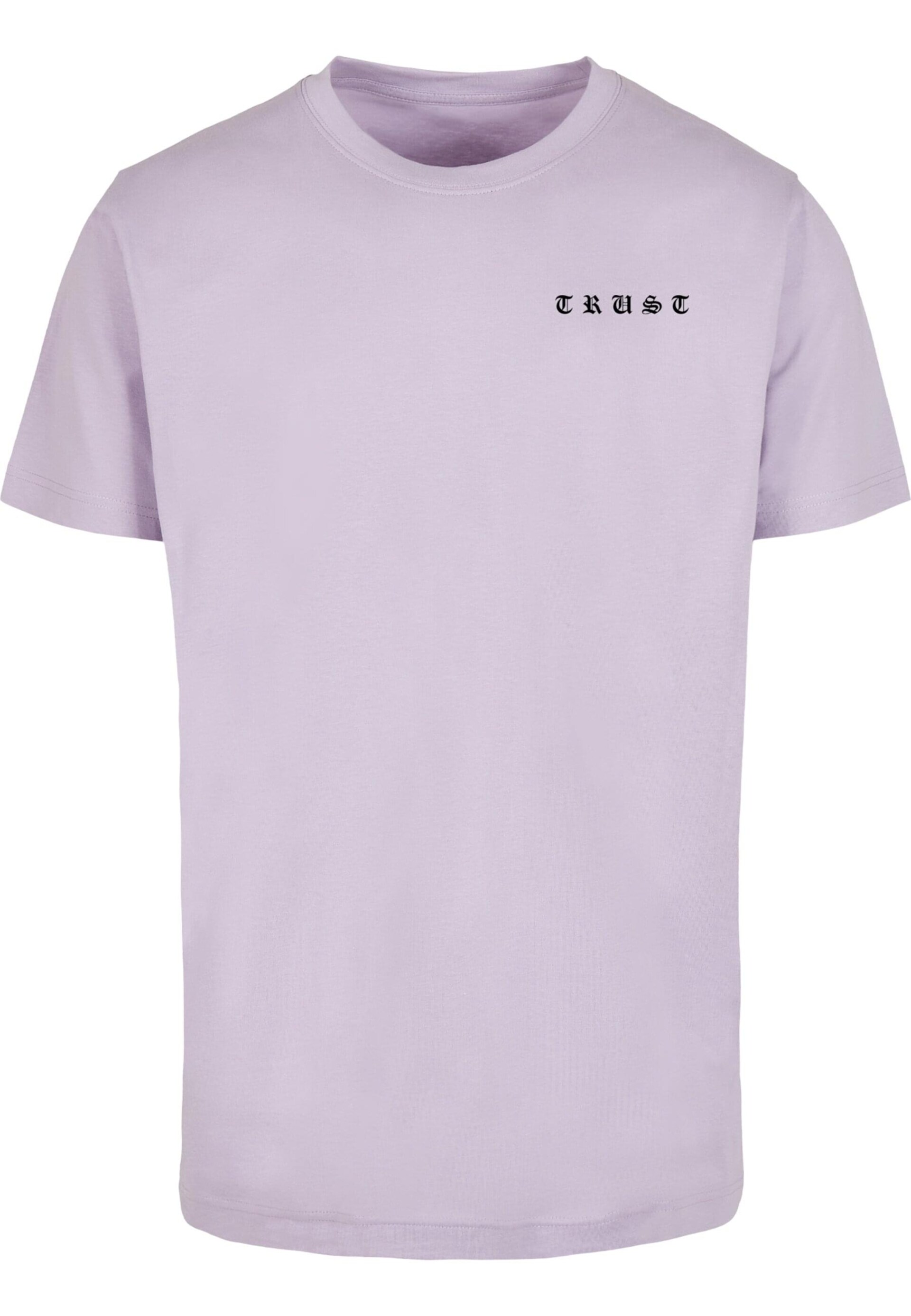 Mister Tee T-shirt 'Trust Dove' grå / syrén / svart herr