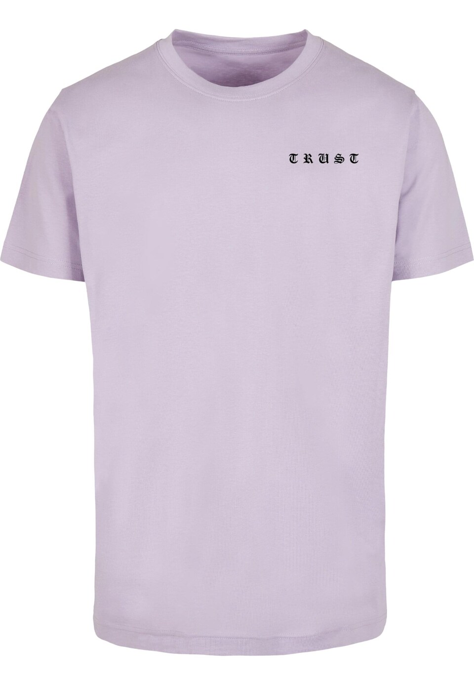 T-shirt 'Trust Dove' grå / syrén / svart