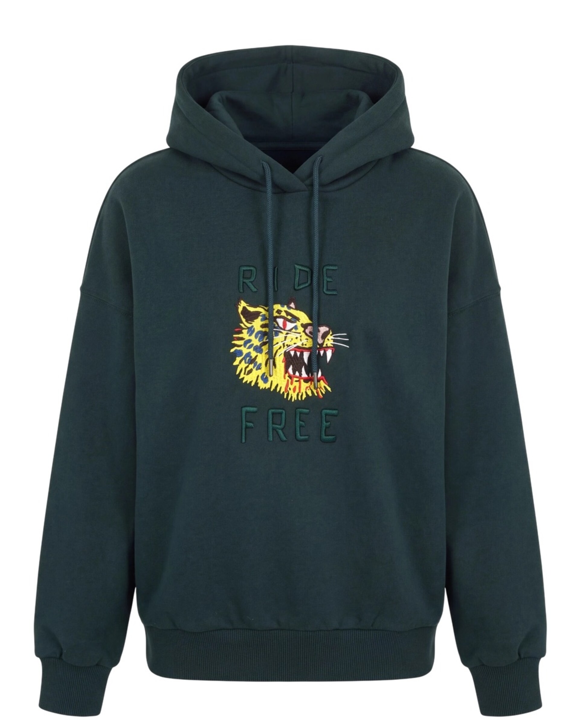 Volcom Sweatshirt 'OZZY' brun / gul / smaragd dam