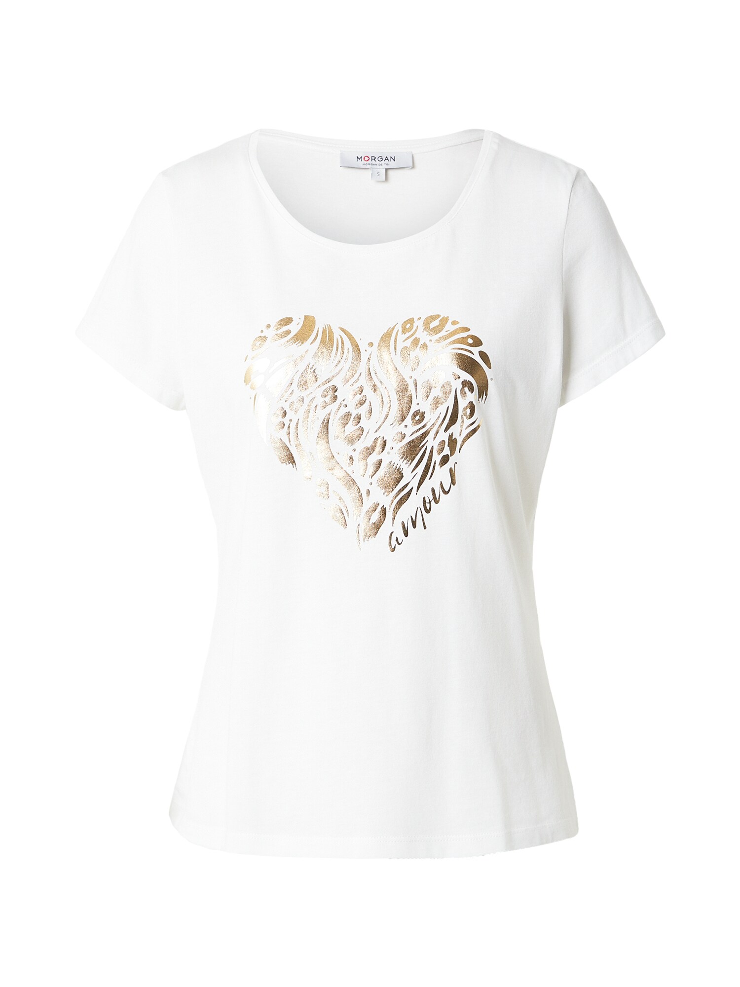 Morgan Tricou 261-DINOU  auriu / alb murdar